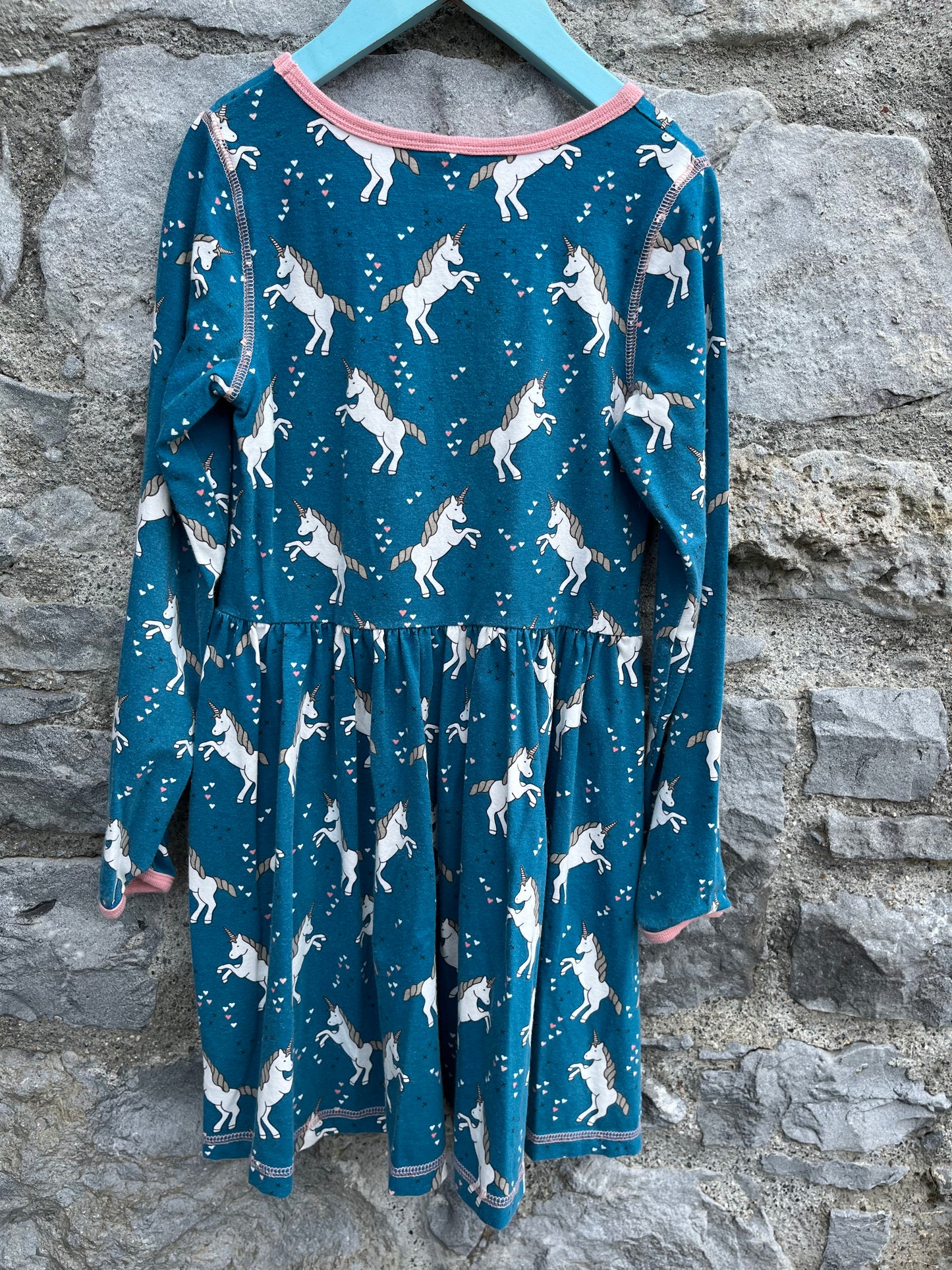 Unicorn dress 7-8y (122-128cm)
