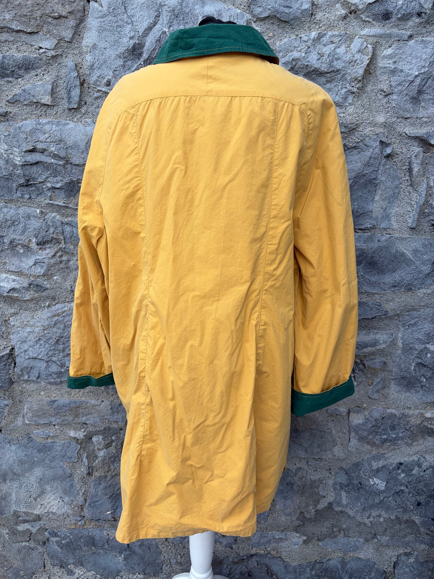80s yellow coat uk 10-12