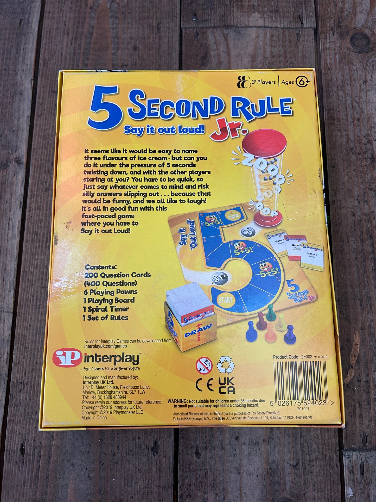 5 second rule junior