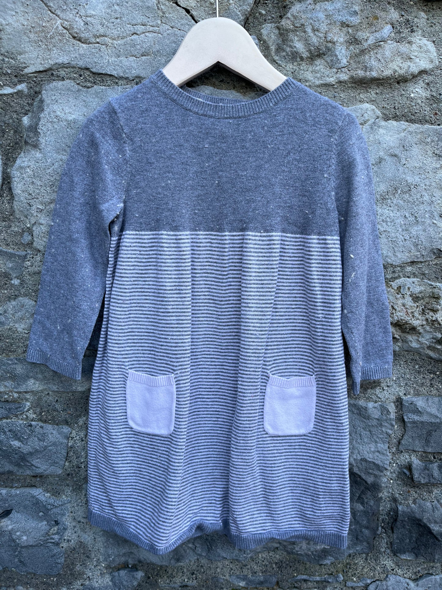 Grey dress 2-3y (92-98cm)