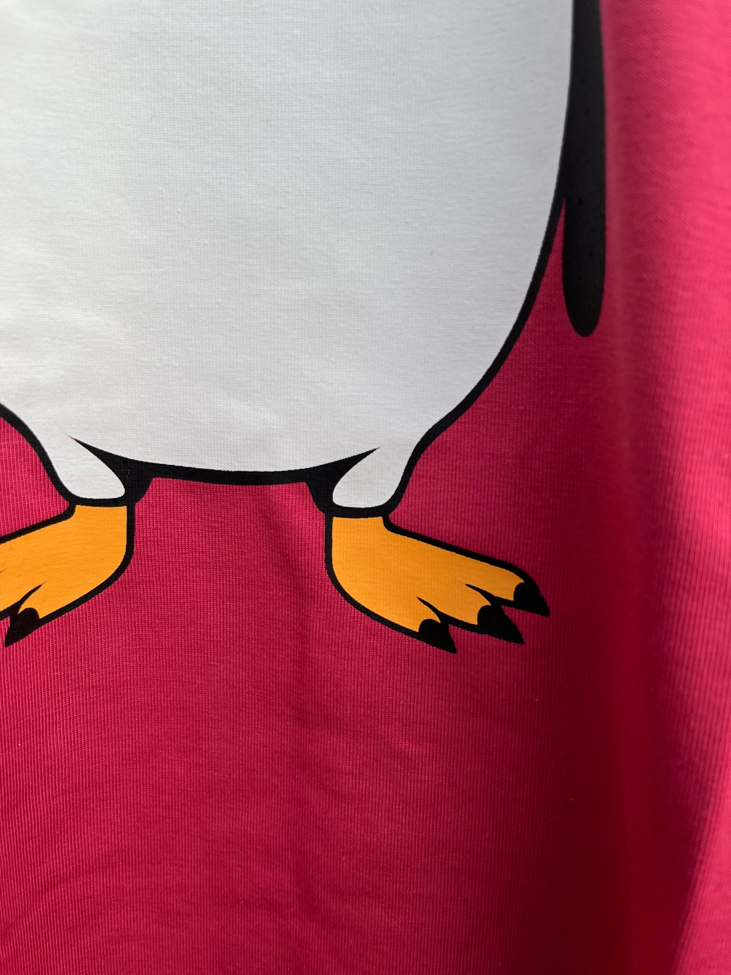 Pink penguin top 10-11y (140-146cm)