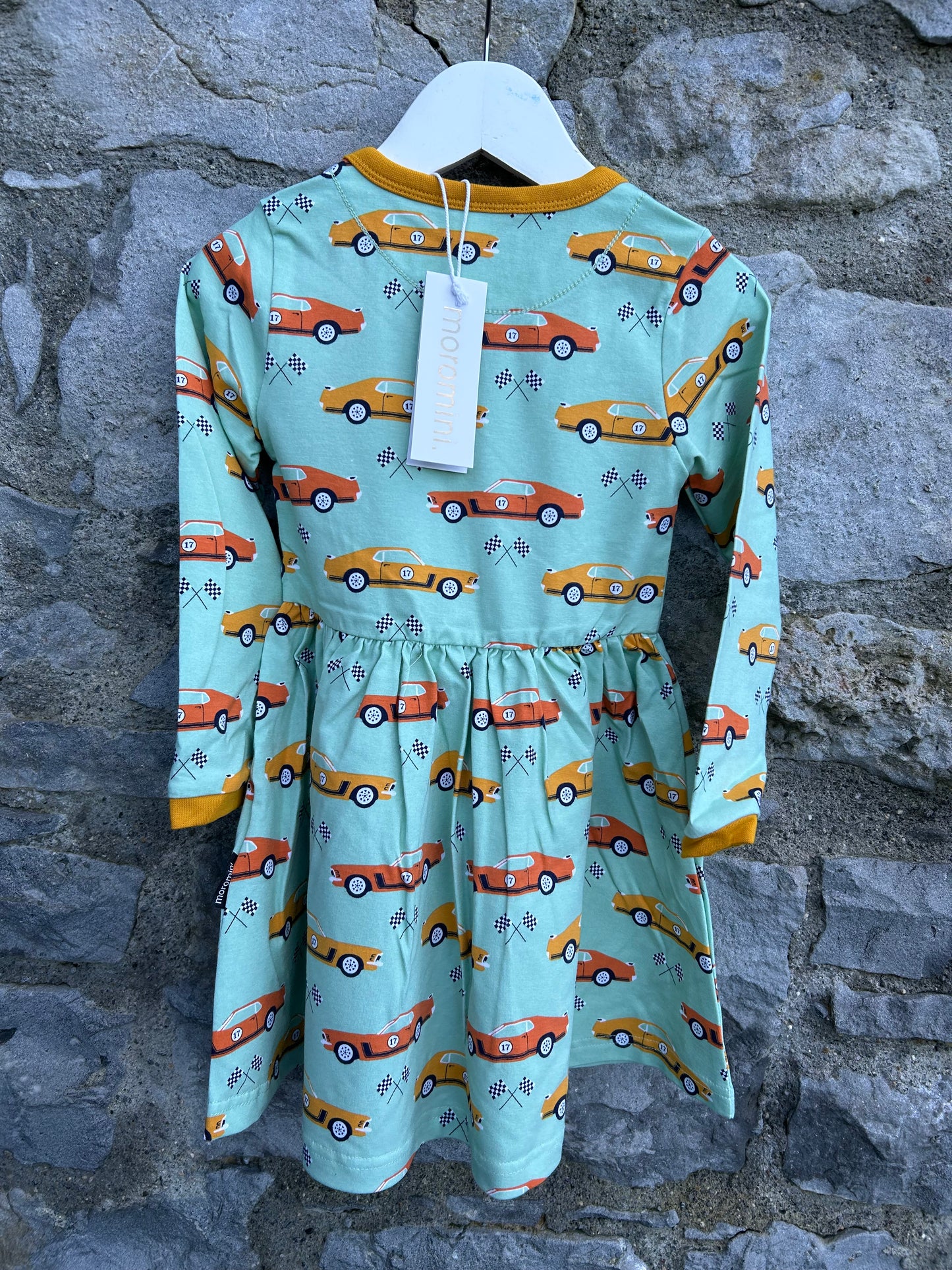 Racing cars dress 2-3y (92-98cm)