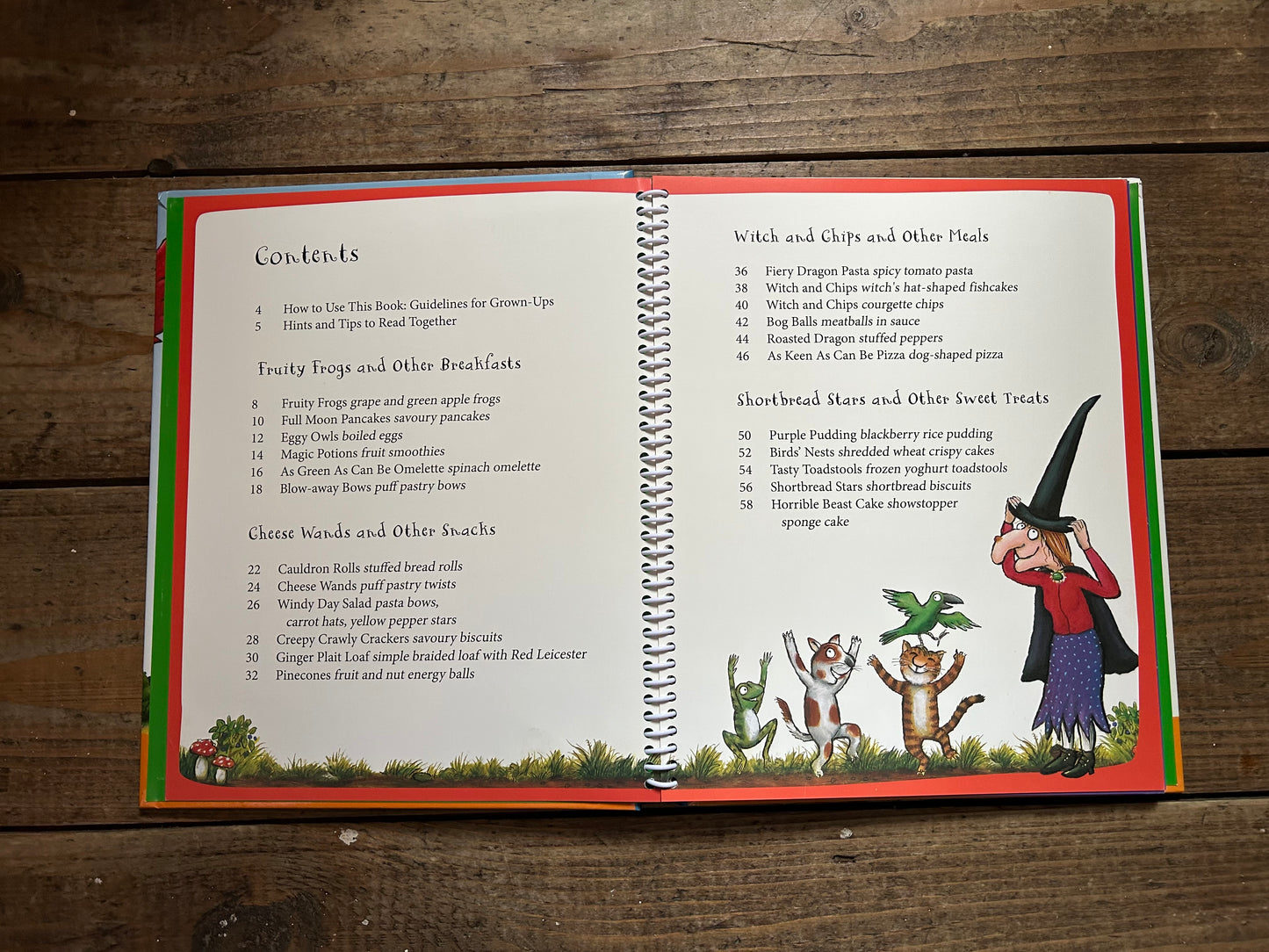 The room on the broom cookbook