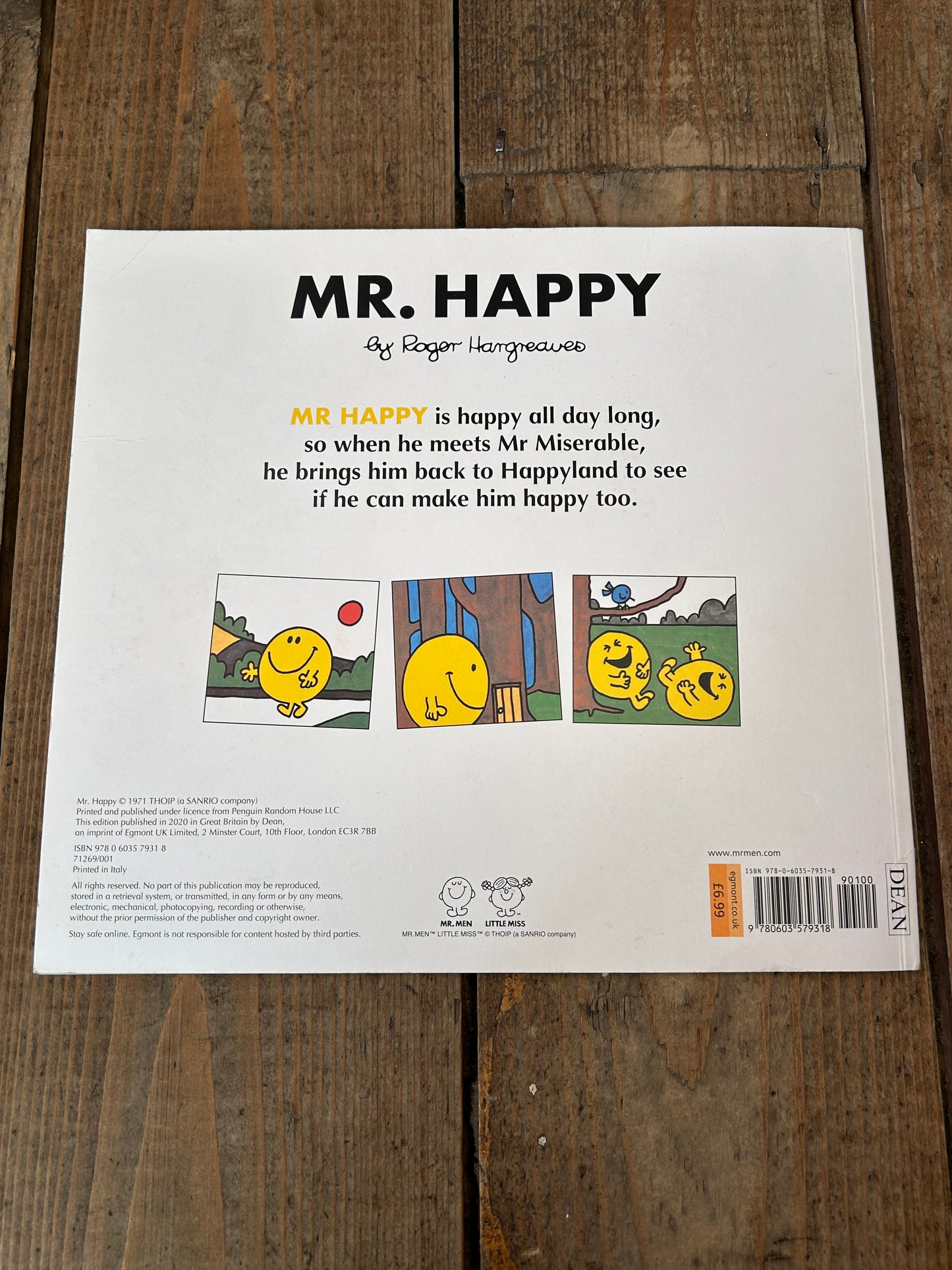 Mr happy by Rogers Hargreaves