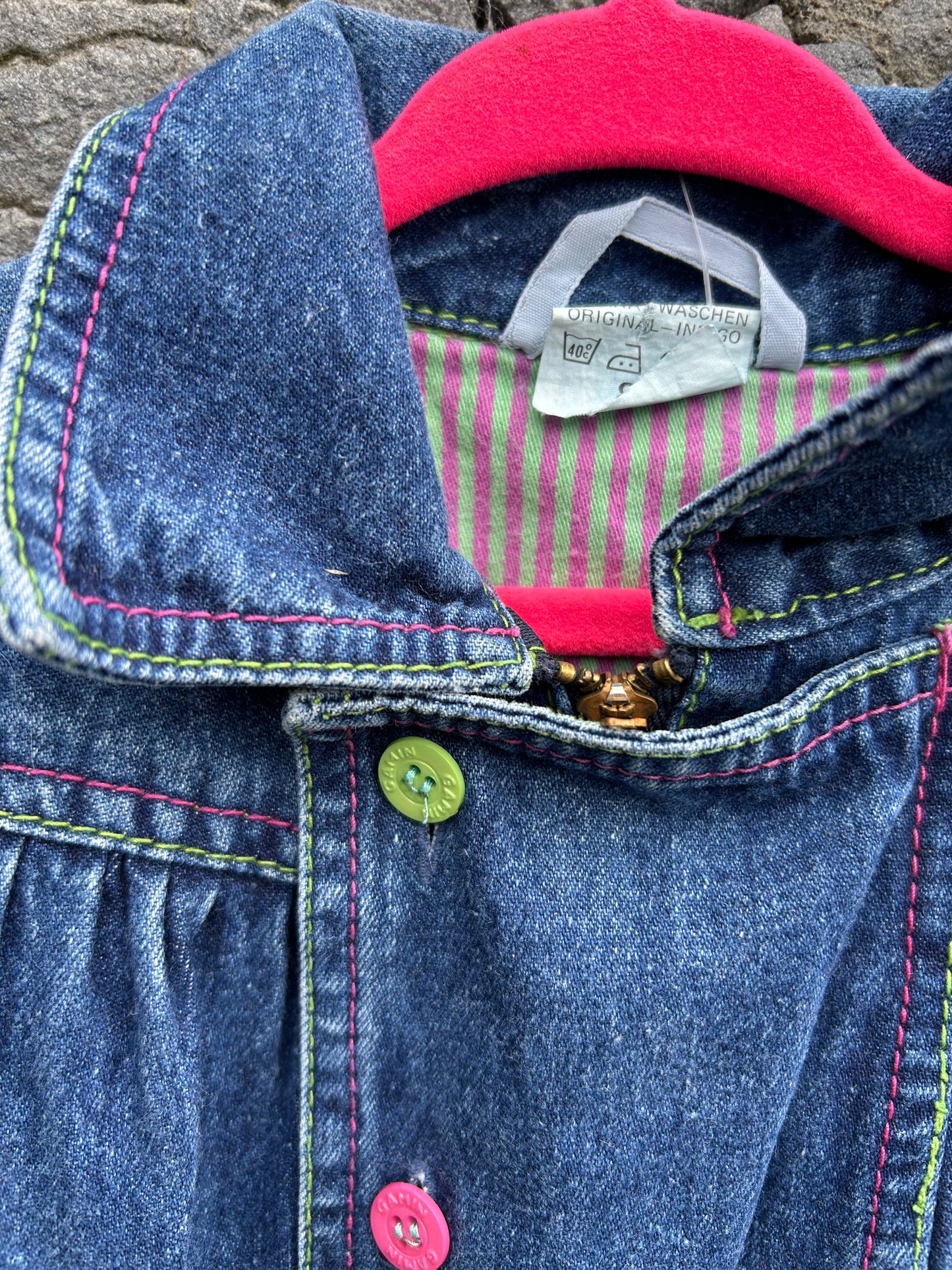 80s denim jumpsuit 18-24m (86-92cm)