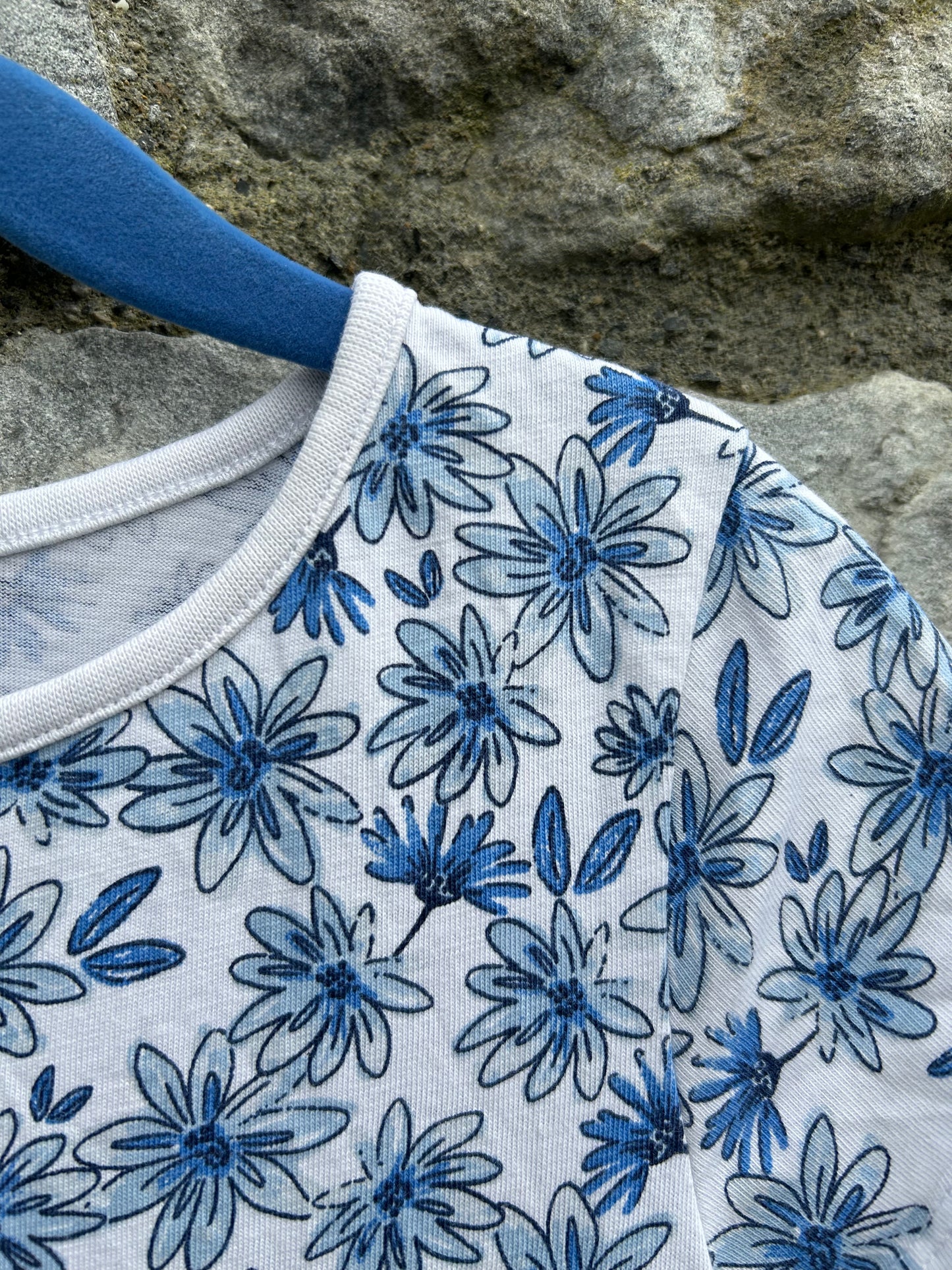 Blue floral dress 6-7y (116-122cm)