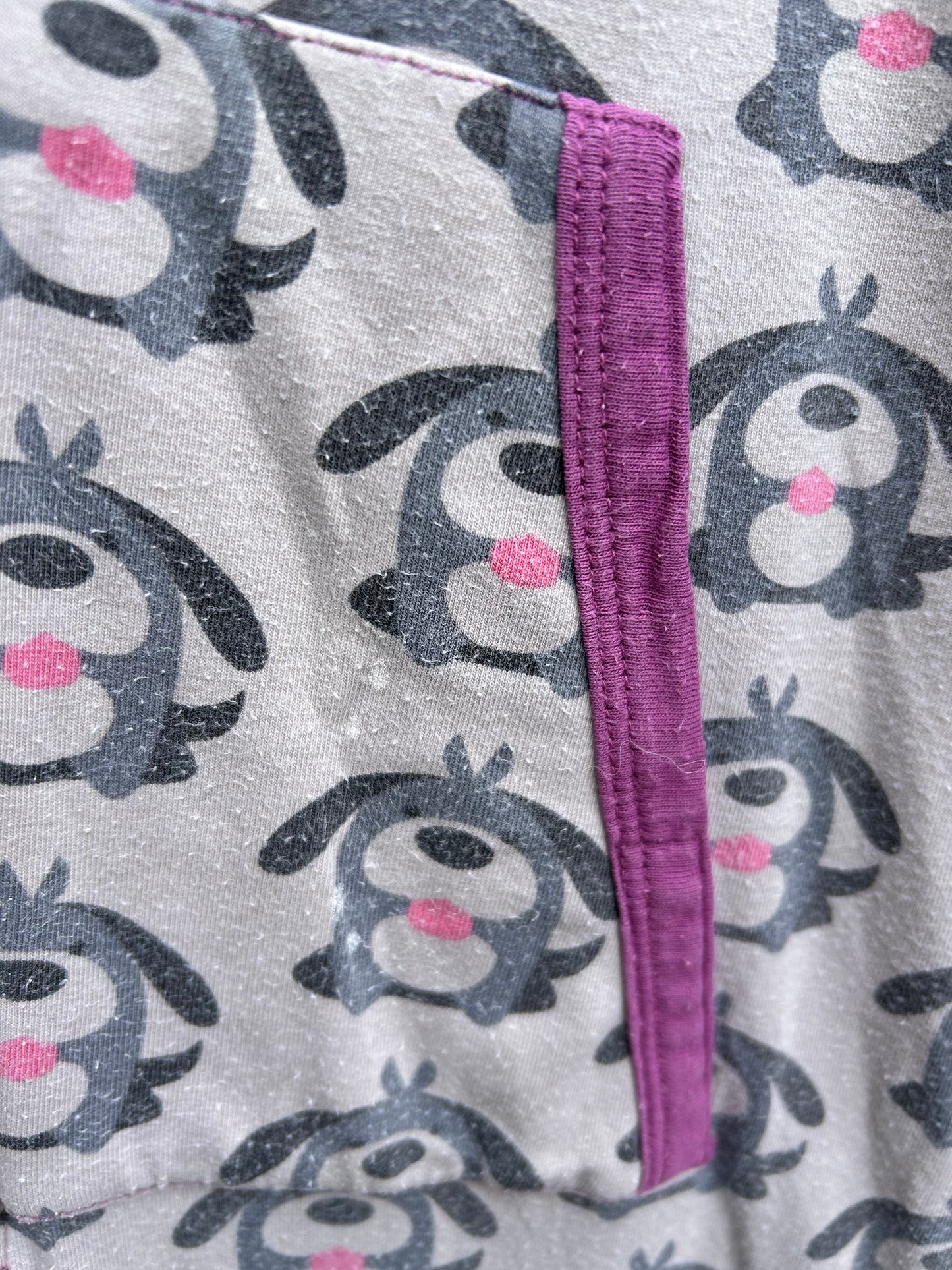 Dogs beige onesie 3-4y (98-104cm)