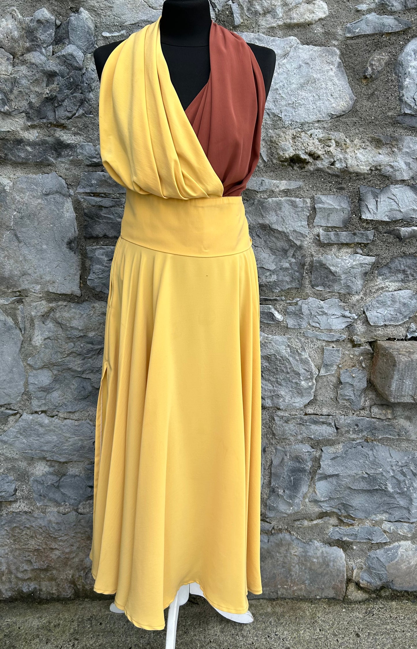 80s yellow&brown set uk 6-8