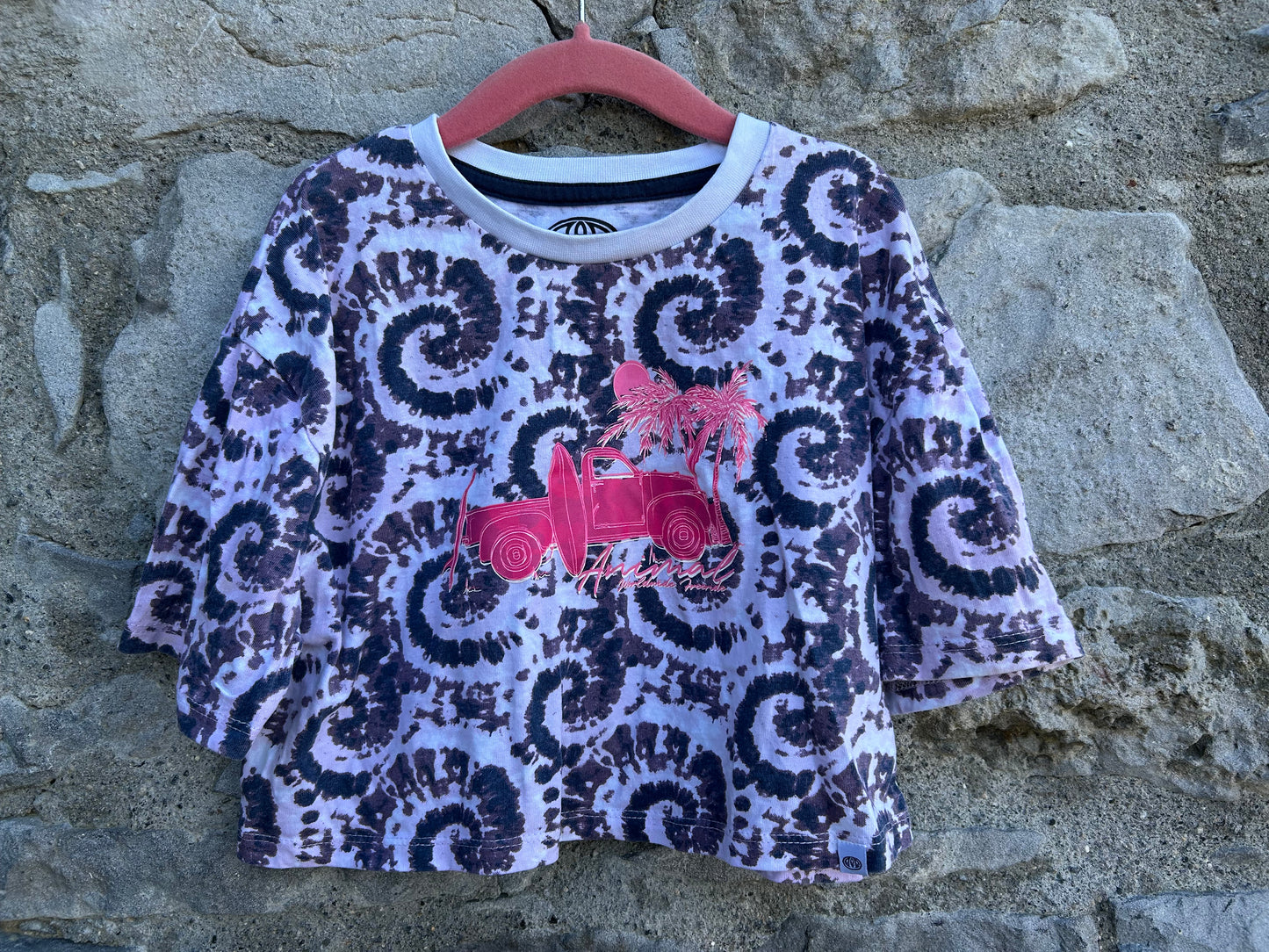 Truck&spirals cropped T-shirt 7-8y (122-128cm)