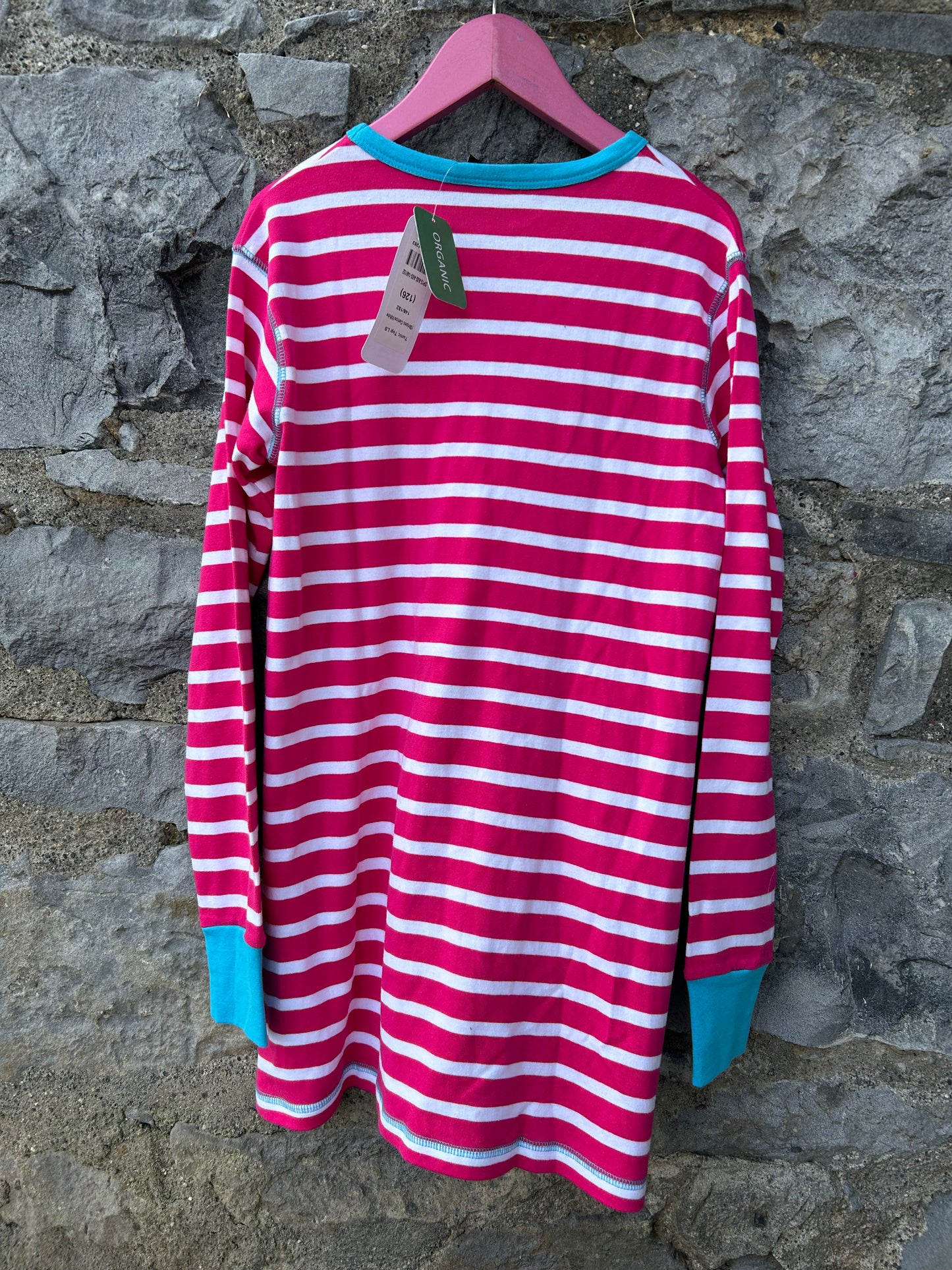 Pink stripy tunic 11-12y (146-152cm)