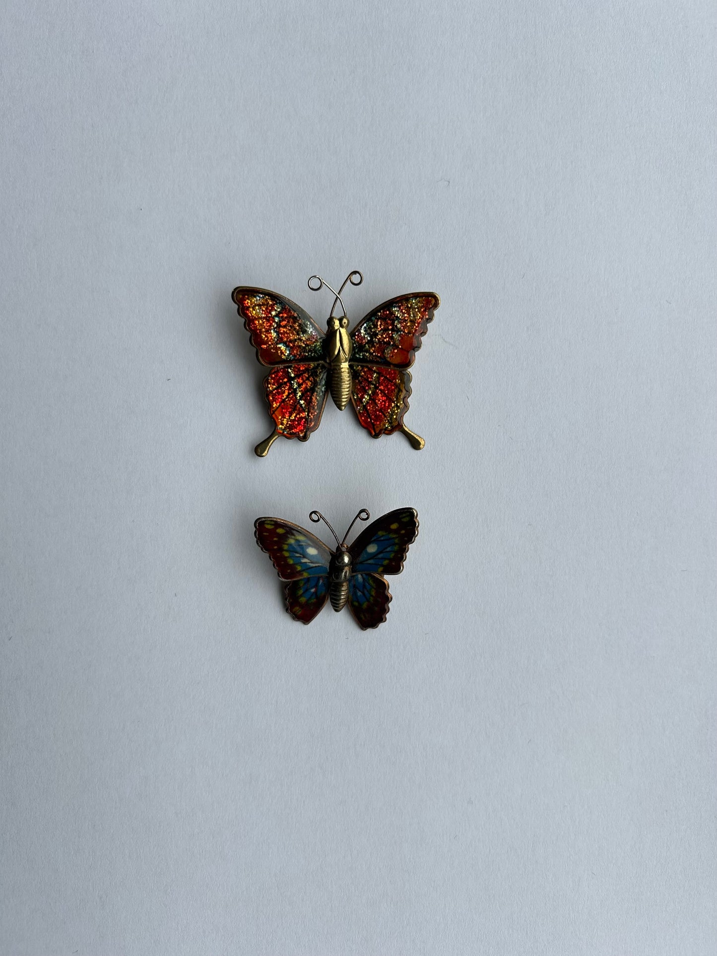 Butterfly brooch set