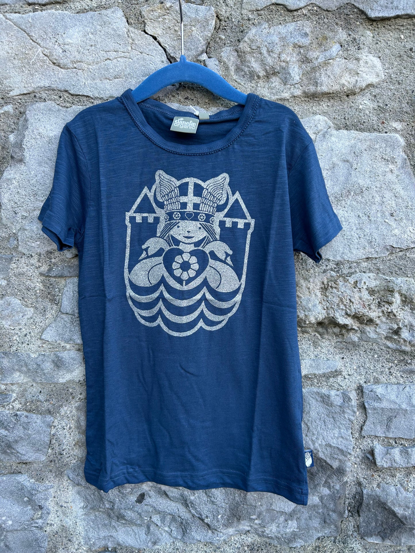 Silver Freja navy T-shirt 6y (116cm)