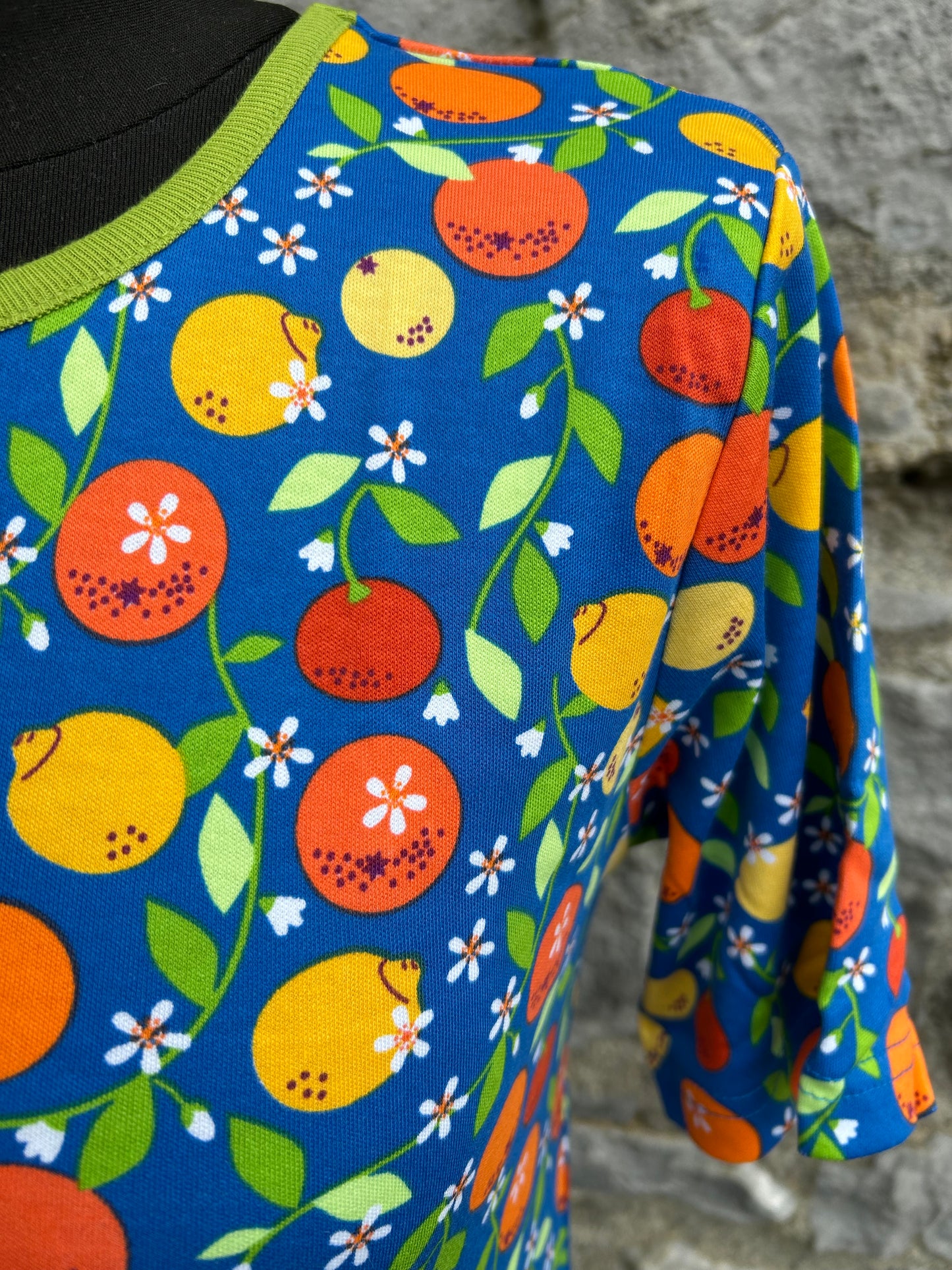 Blue citrus skater dress 13y (158cm)