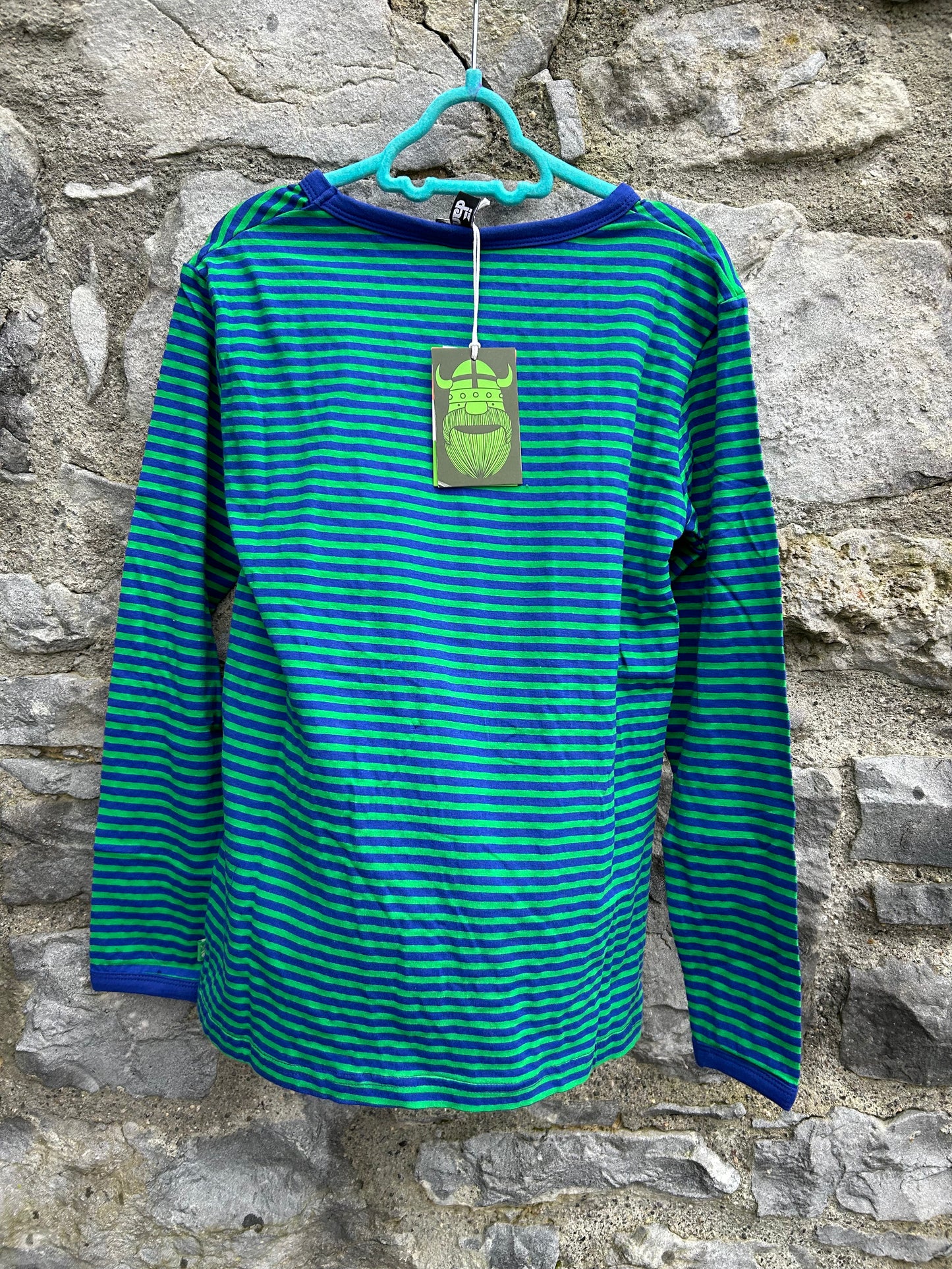 Biking Viking stripy top 9-10y (134-140cm)