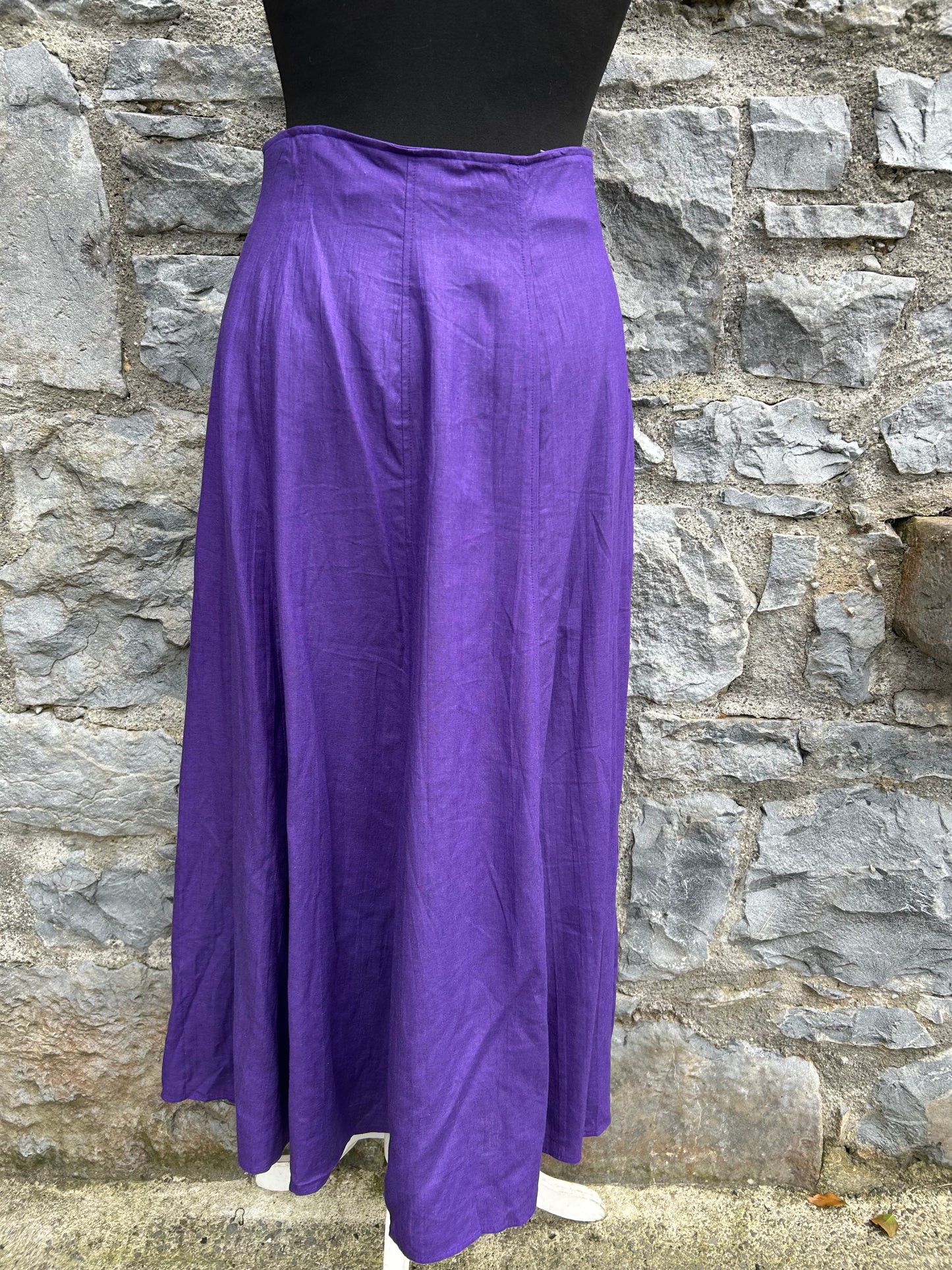 80s purple skirt uk 6-8