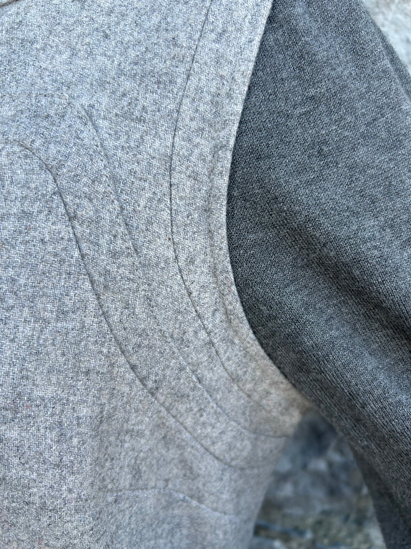 Grey Cotton Blend Ribbed dress uk 12-14