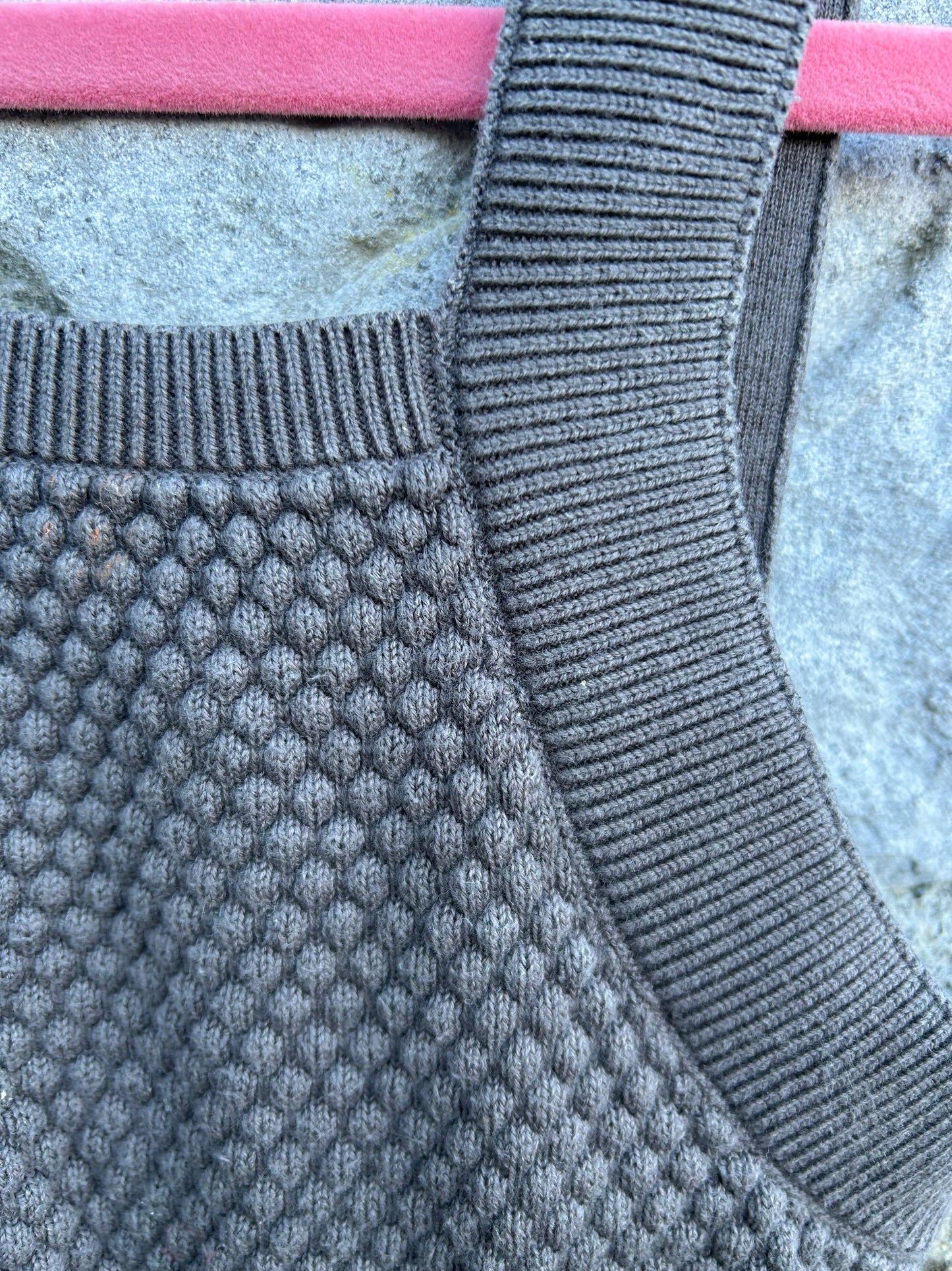 Grey honeycomb dungarees 18m-24m (86-92cm)