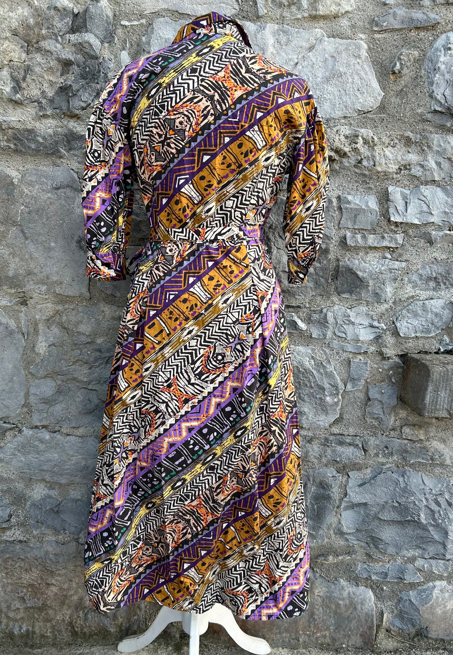 Colourful animal&geometric print dress uk 10-12