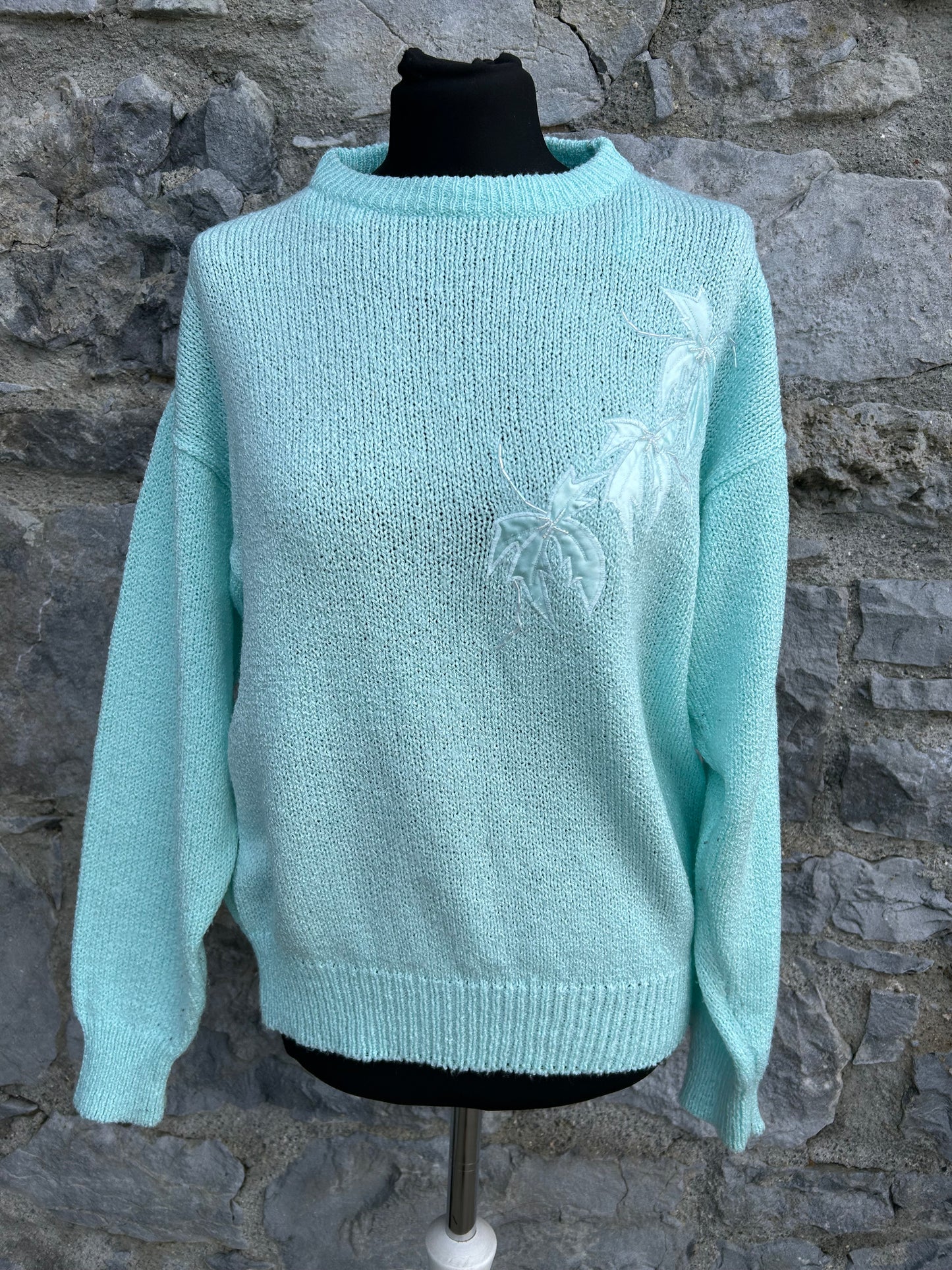 90s light blue jumper uk 12-14