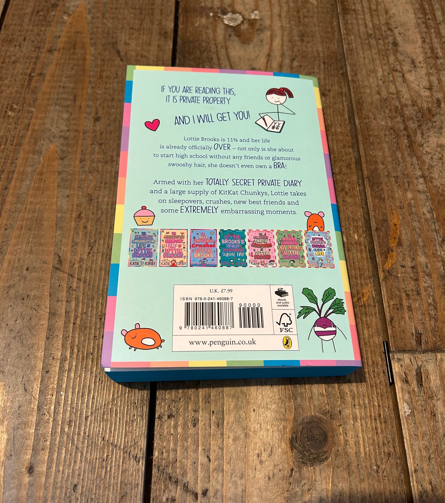 The extremely embarrassing life of Lottie brooks by Katie Kirby