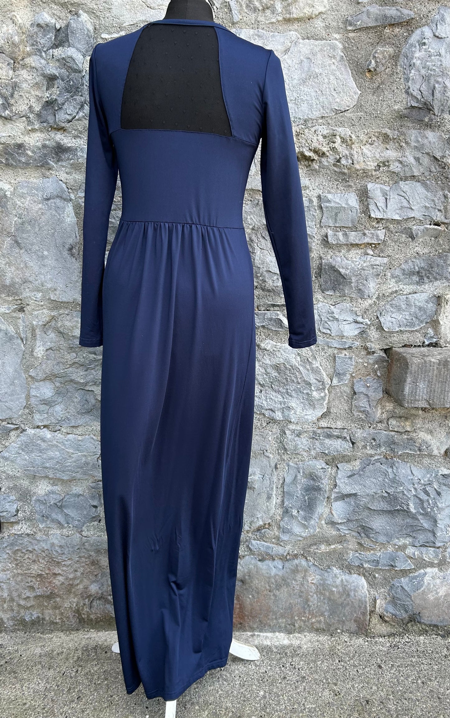 Navy maxi dress uk 10