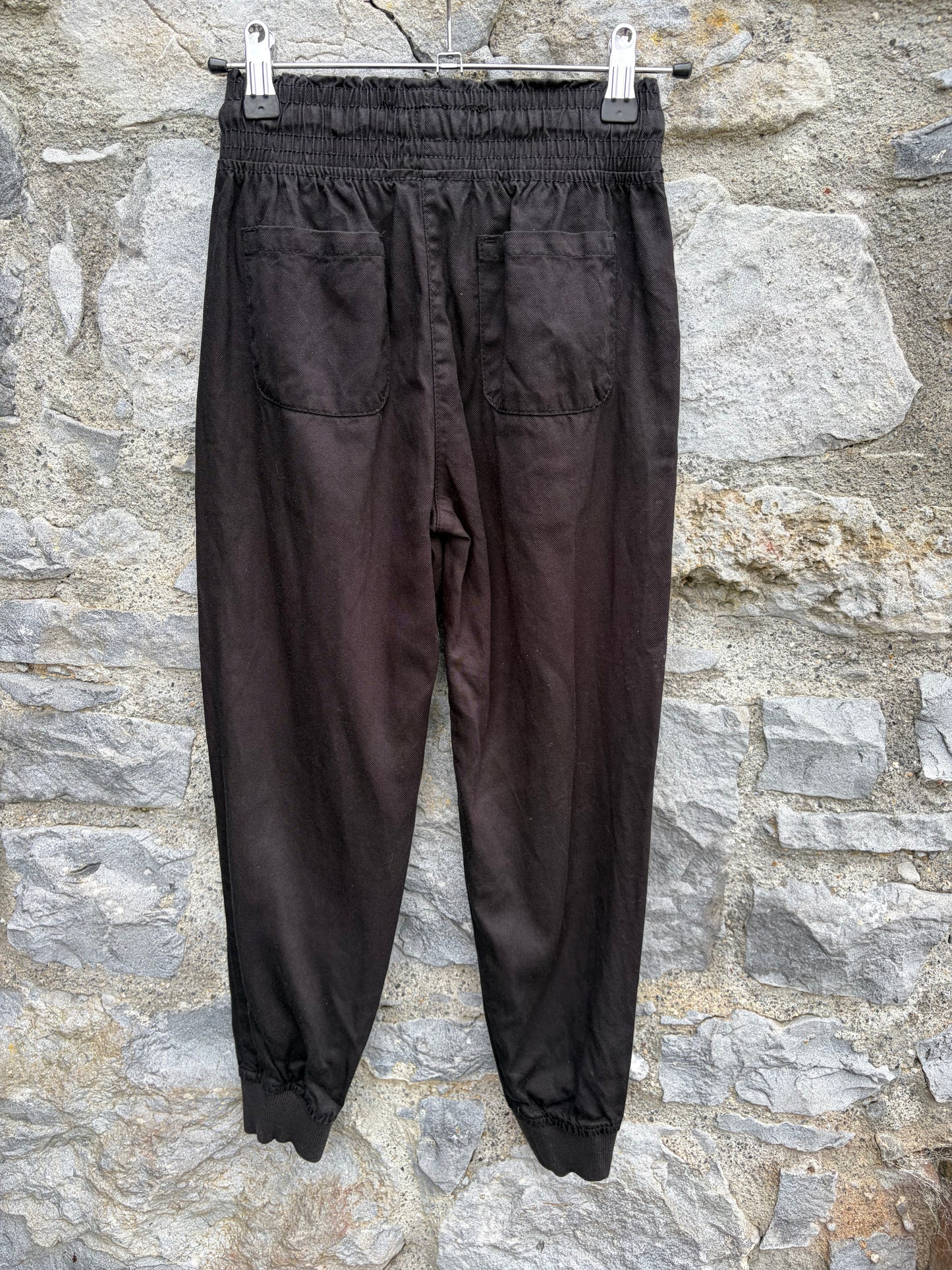 Black baggy pants 8-9y (128-134cm)