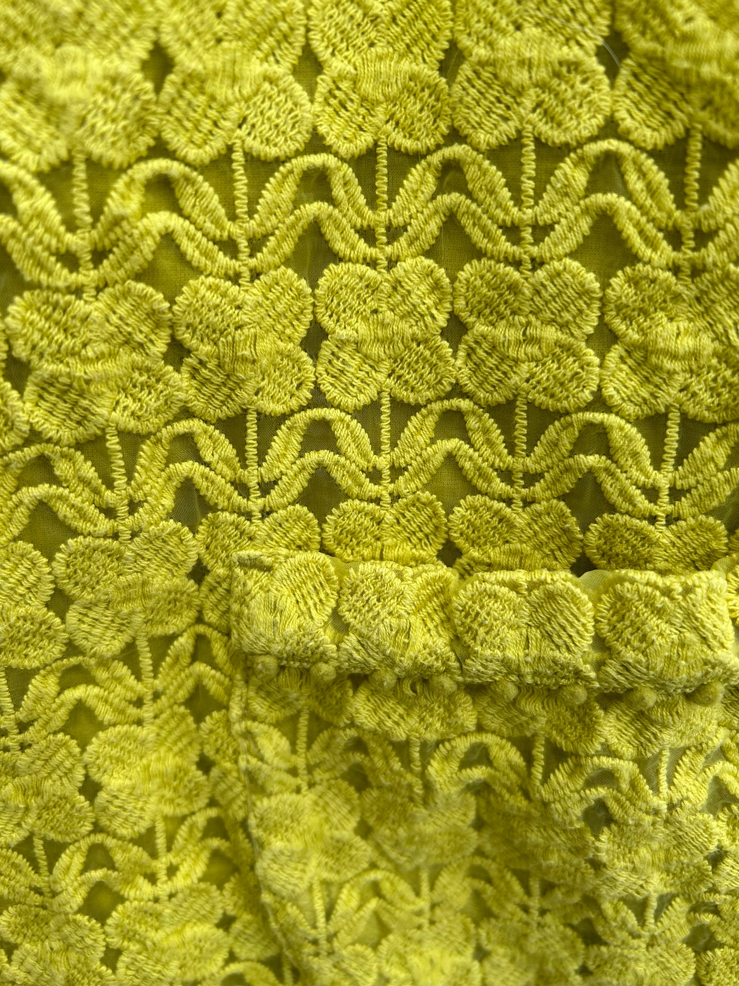 Lace lime dress 2-3y (92-98cm)
