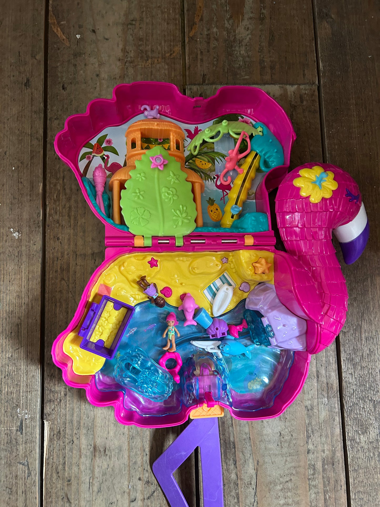 Flamingo polly pocket