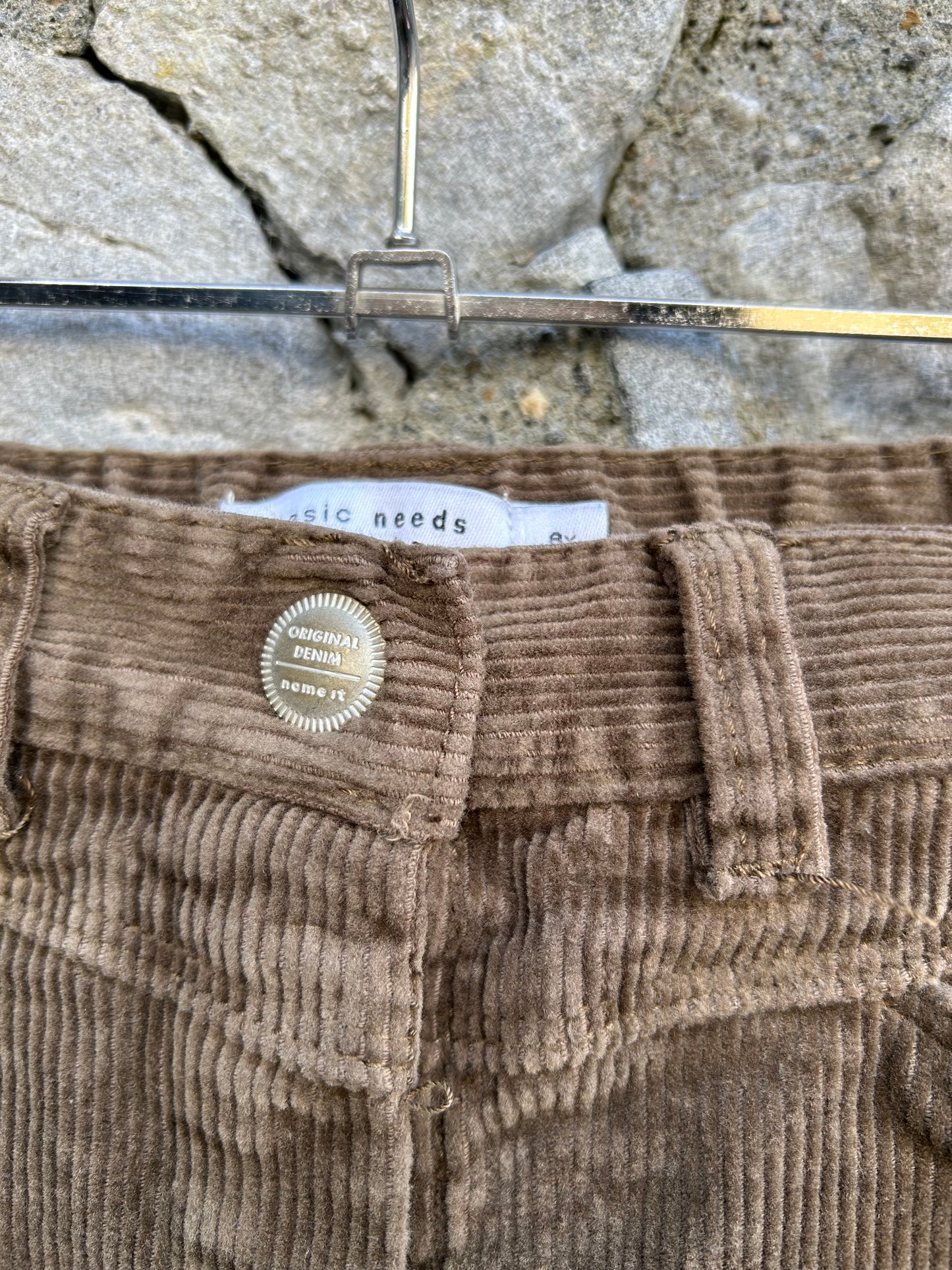 Brown cord skirt 7-8y (122-128cm)