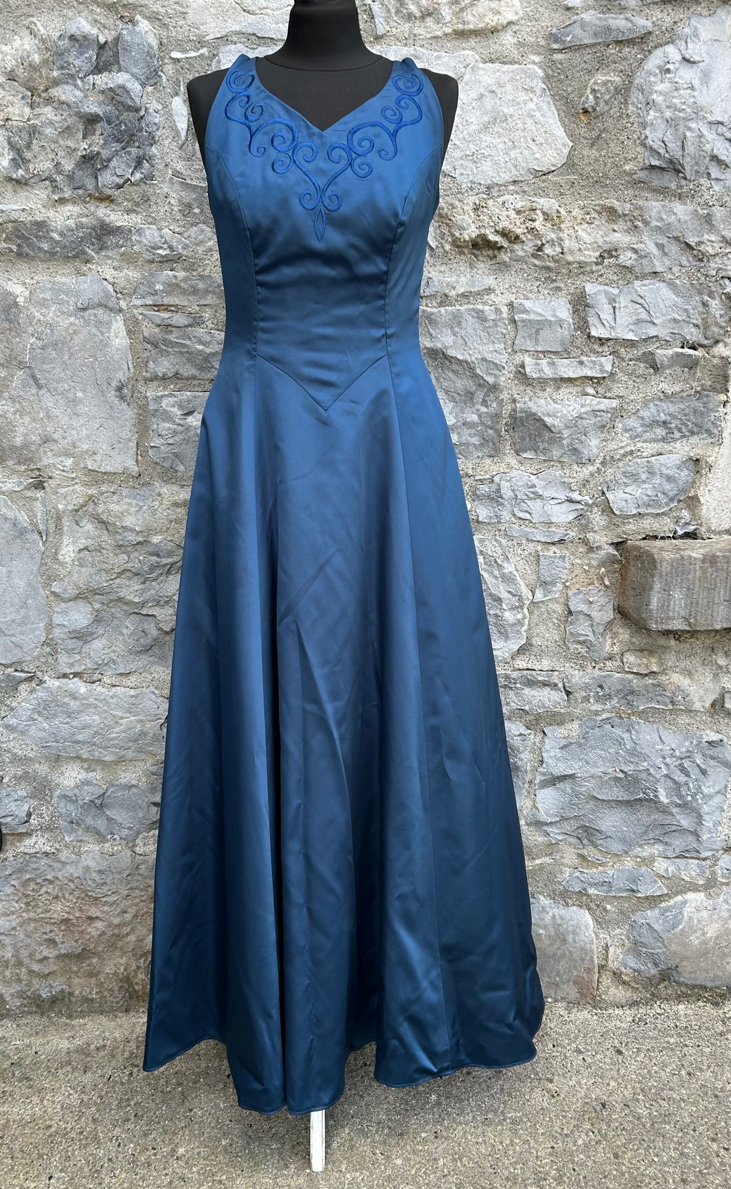90s blue dress uk 10-12