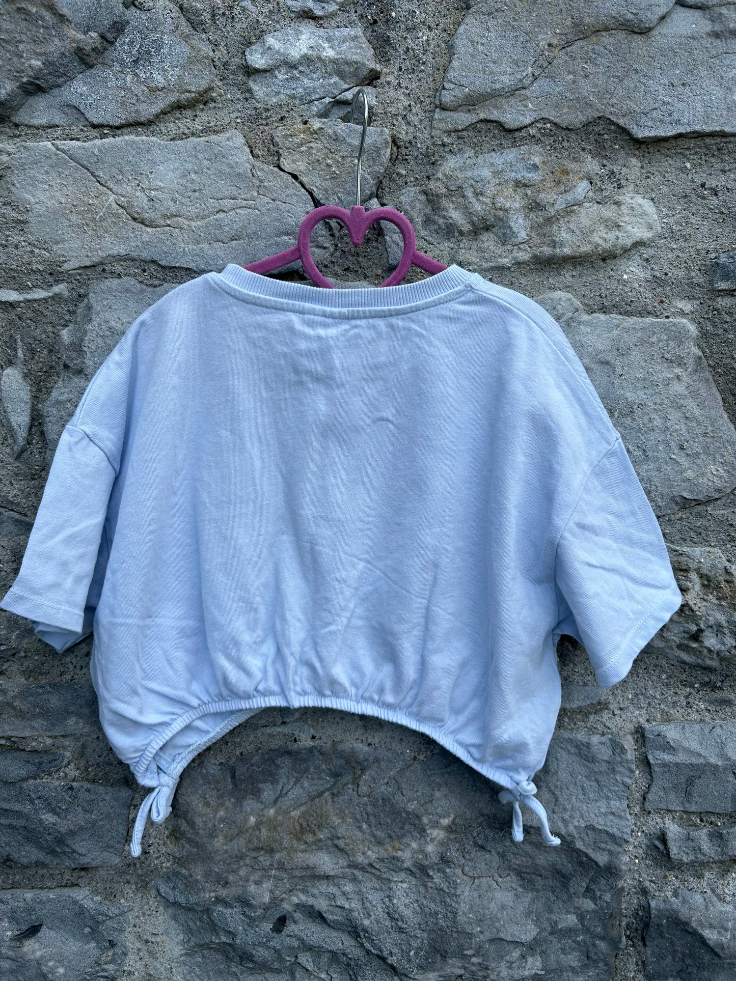 Blue cropped top 11-12y (146-152cm)