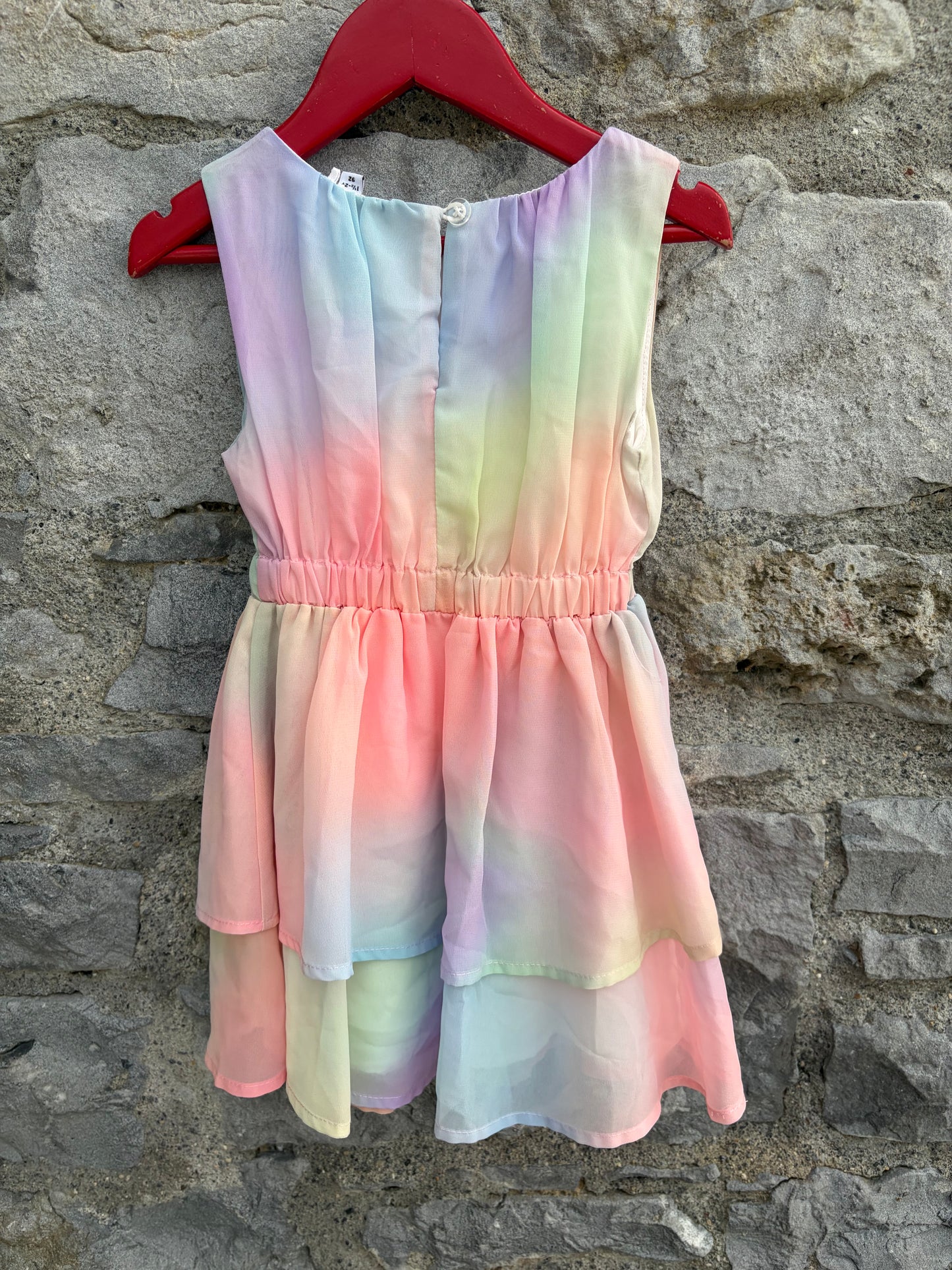 Rainbow dress 18-24m (86-92cm)