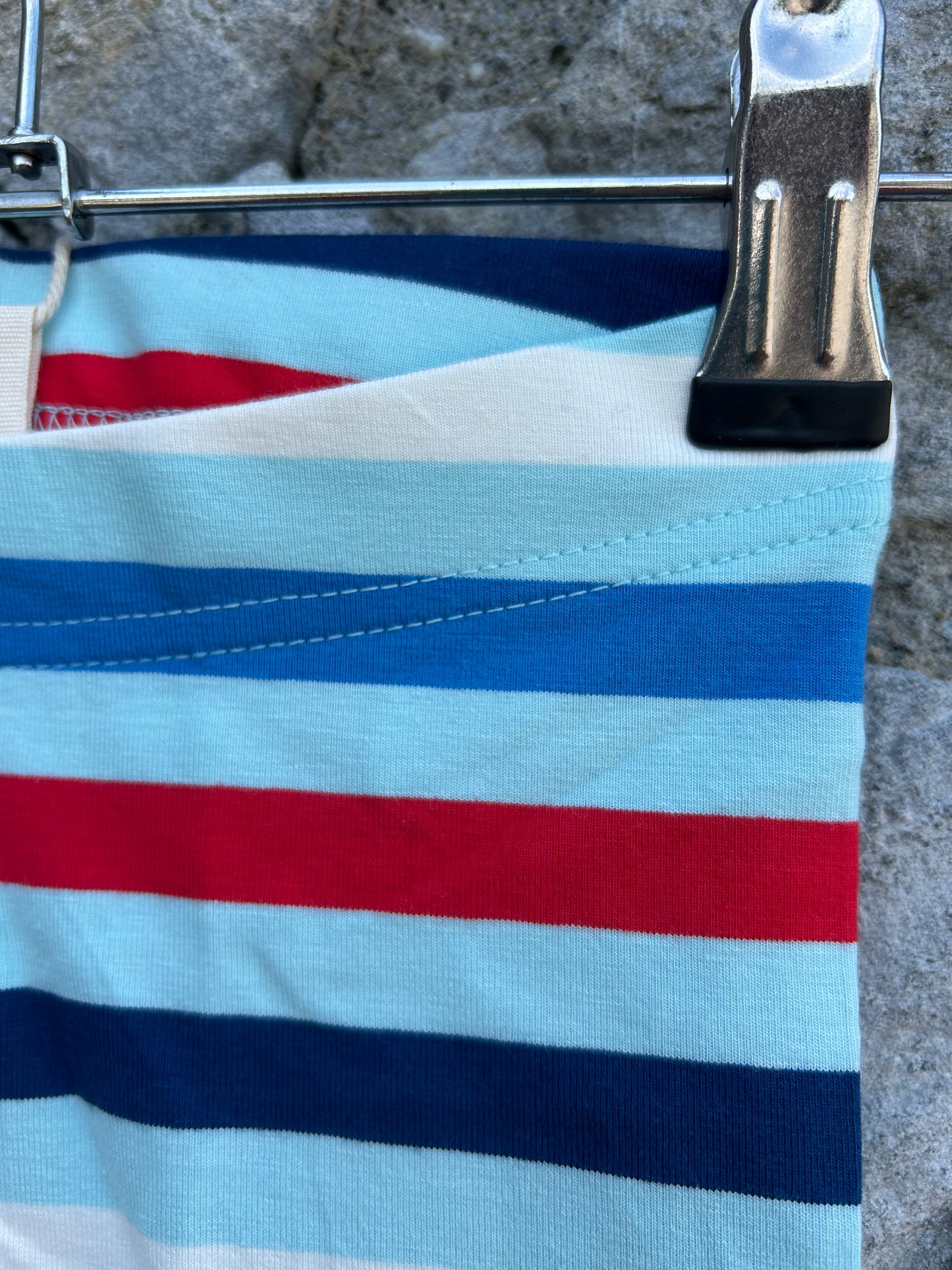 Blue stripy cropped leggings 18-24m (86-92cm)