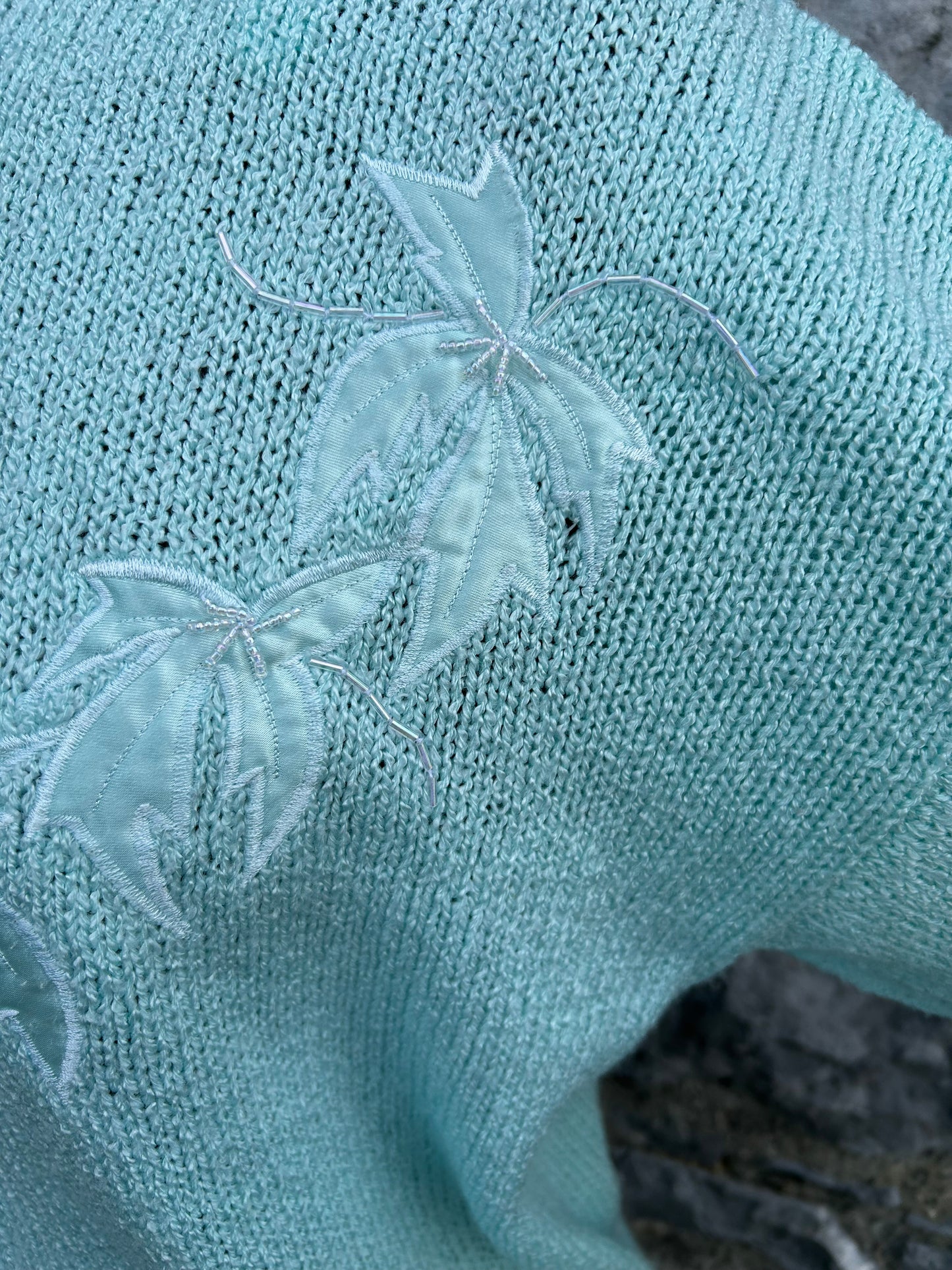90s light blue jumper uk 12-14