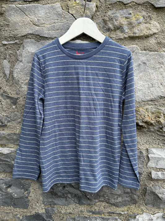 Slate stripy top 7y (122cm)