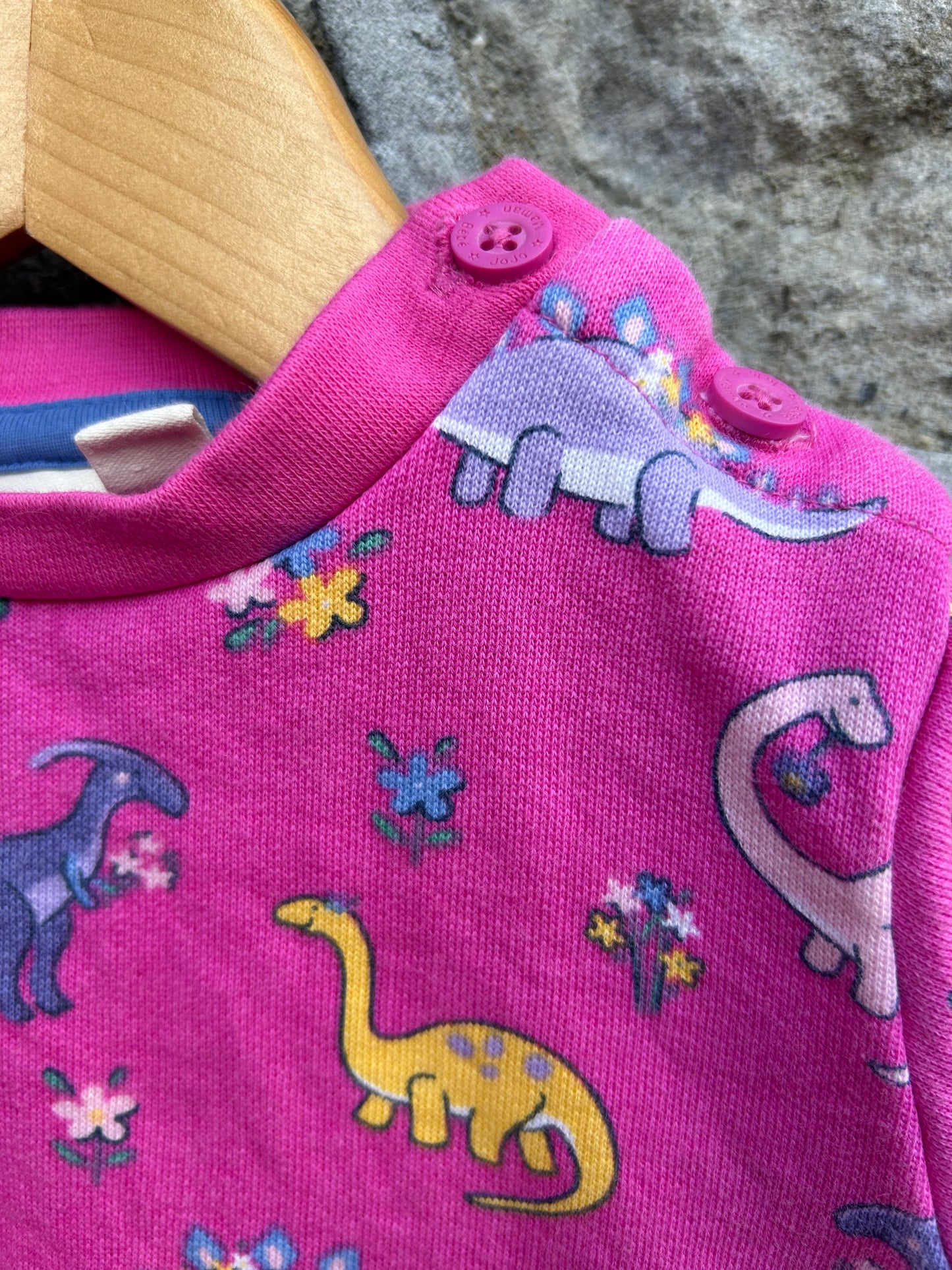 Dinosaurs pink sweatshirt 2-3y (92-98cm)