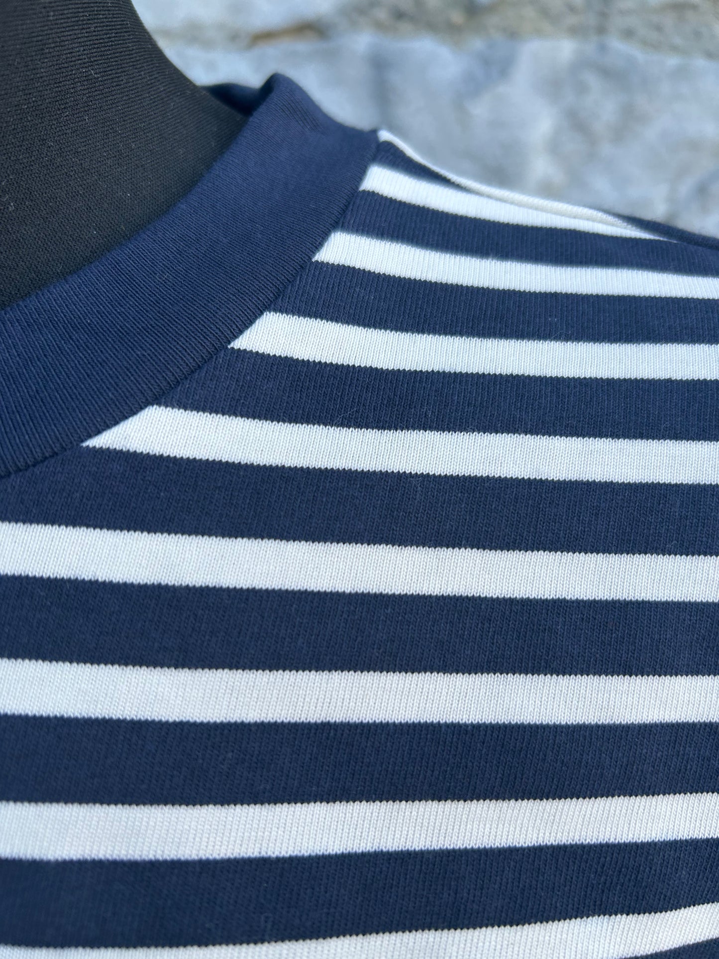 Navy stripy top uk 12-14