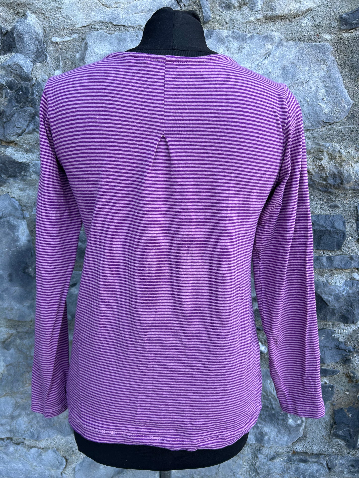 Purple stripy top uk 10