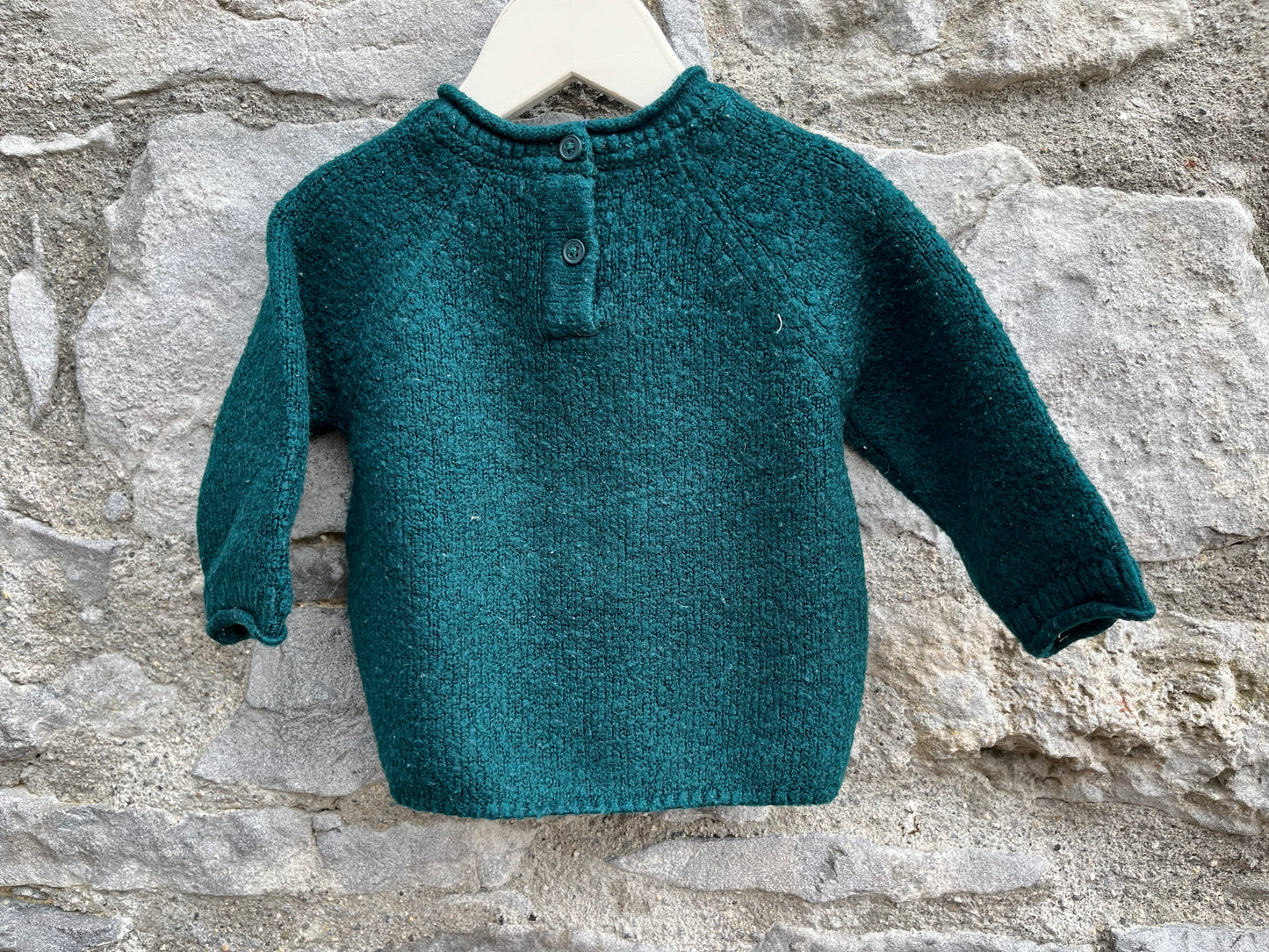 Red car green jumper 0-3m (56-62cm)