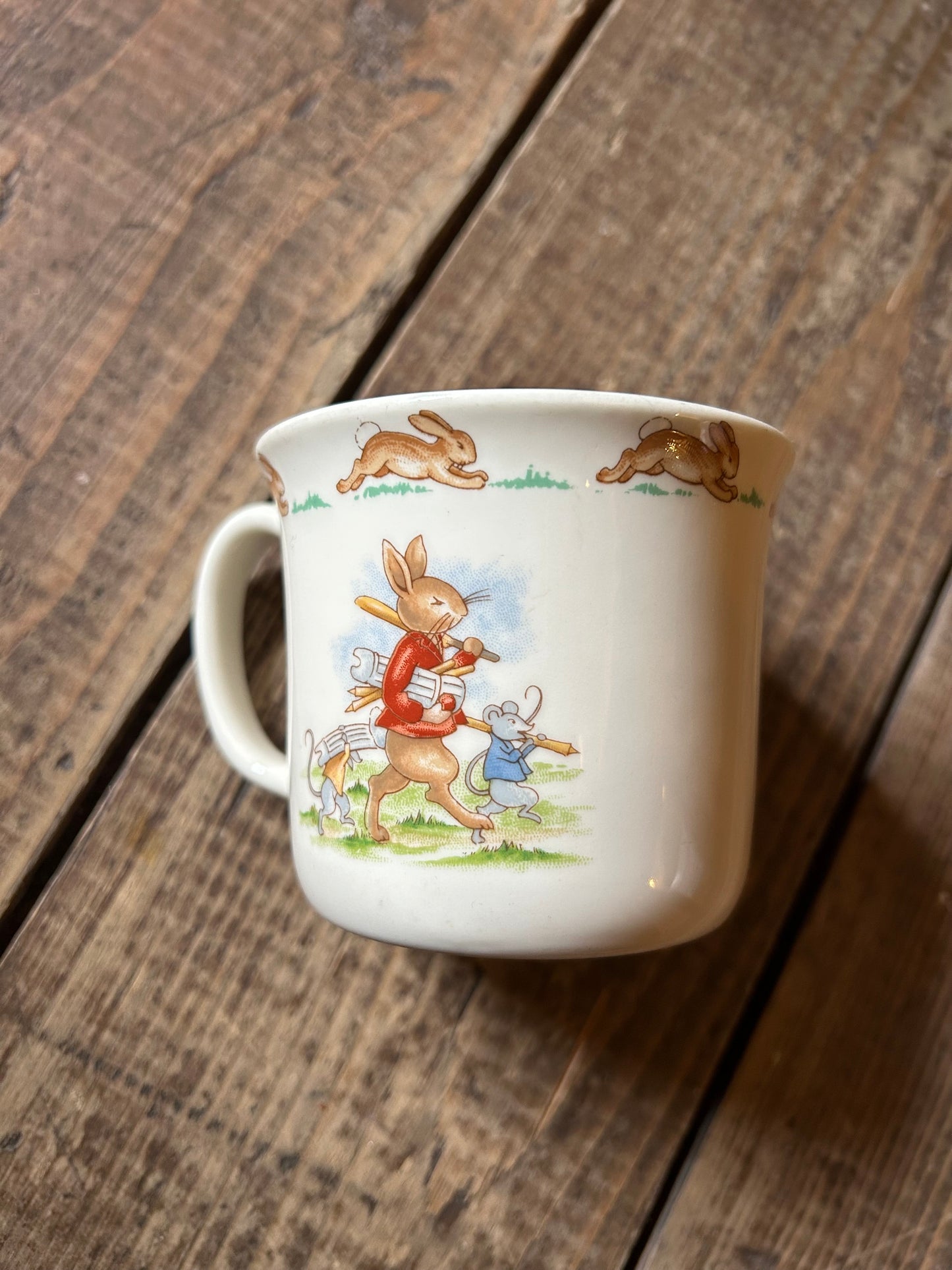 Vintage Rabbit plate & cup