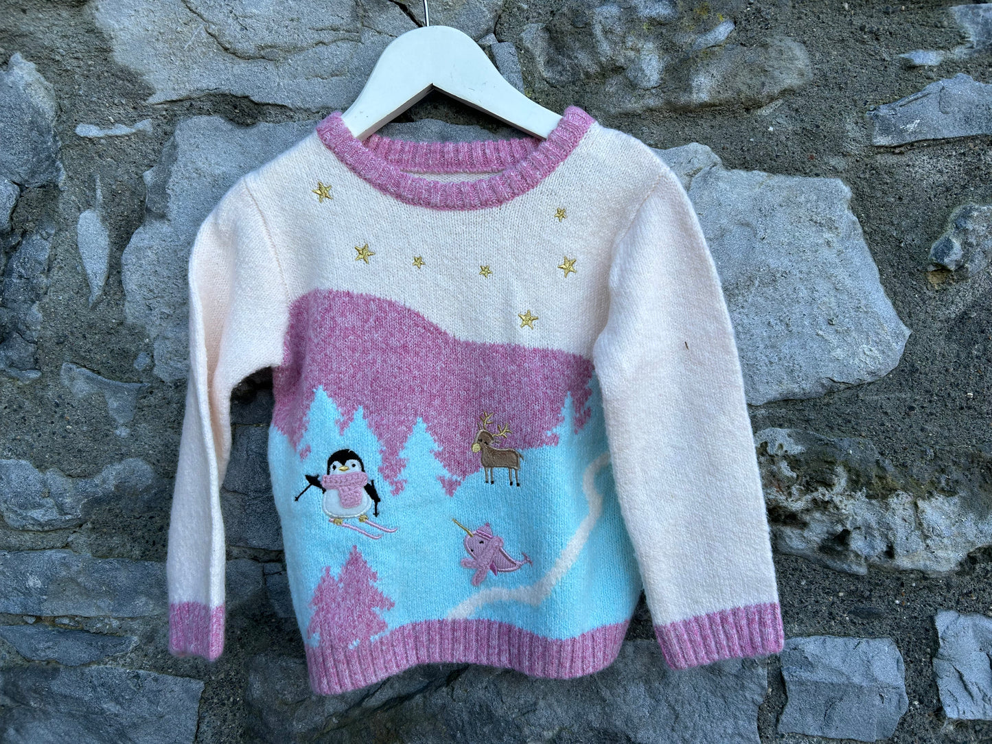 Winter scene jumper 18-24m (86-92cm)