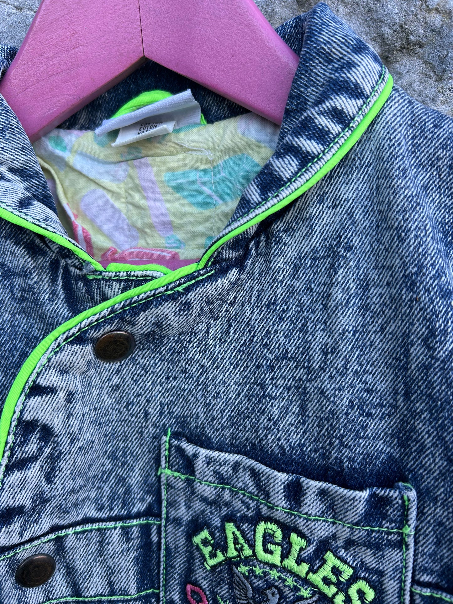 80s Eagles denim jacket 5-6y (110-116cm)