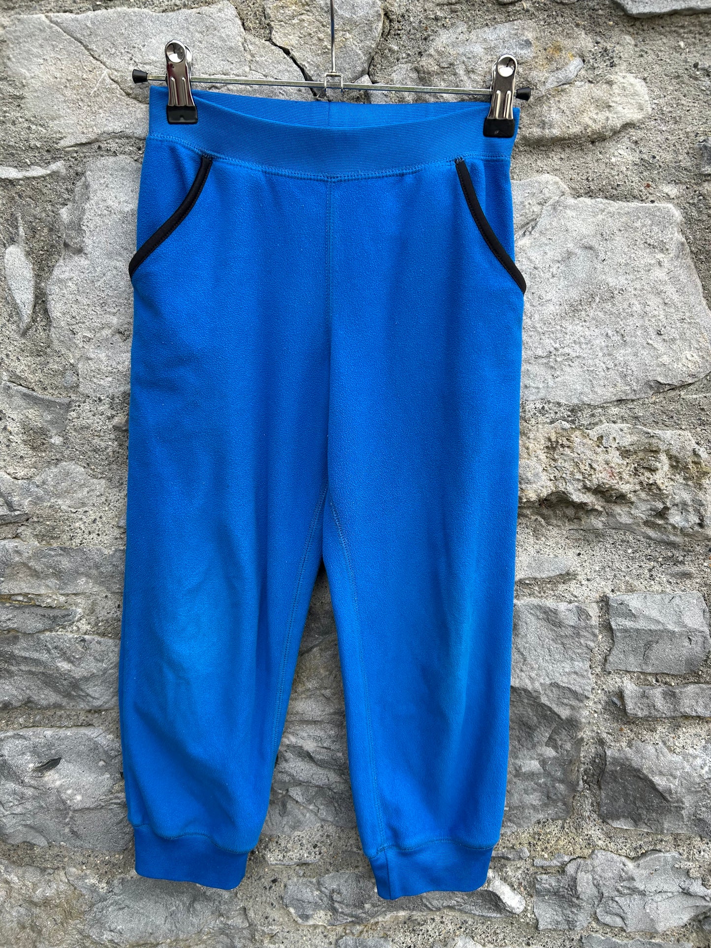 Blue fleece pants 5-6y (110-116cm)