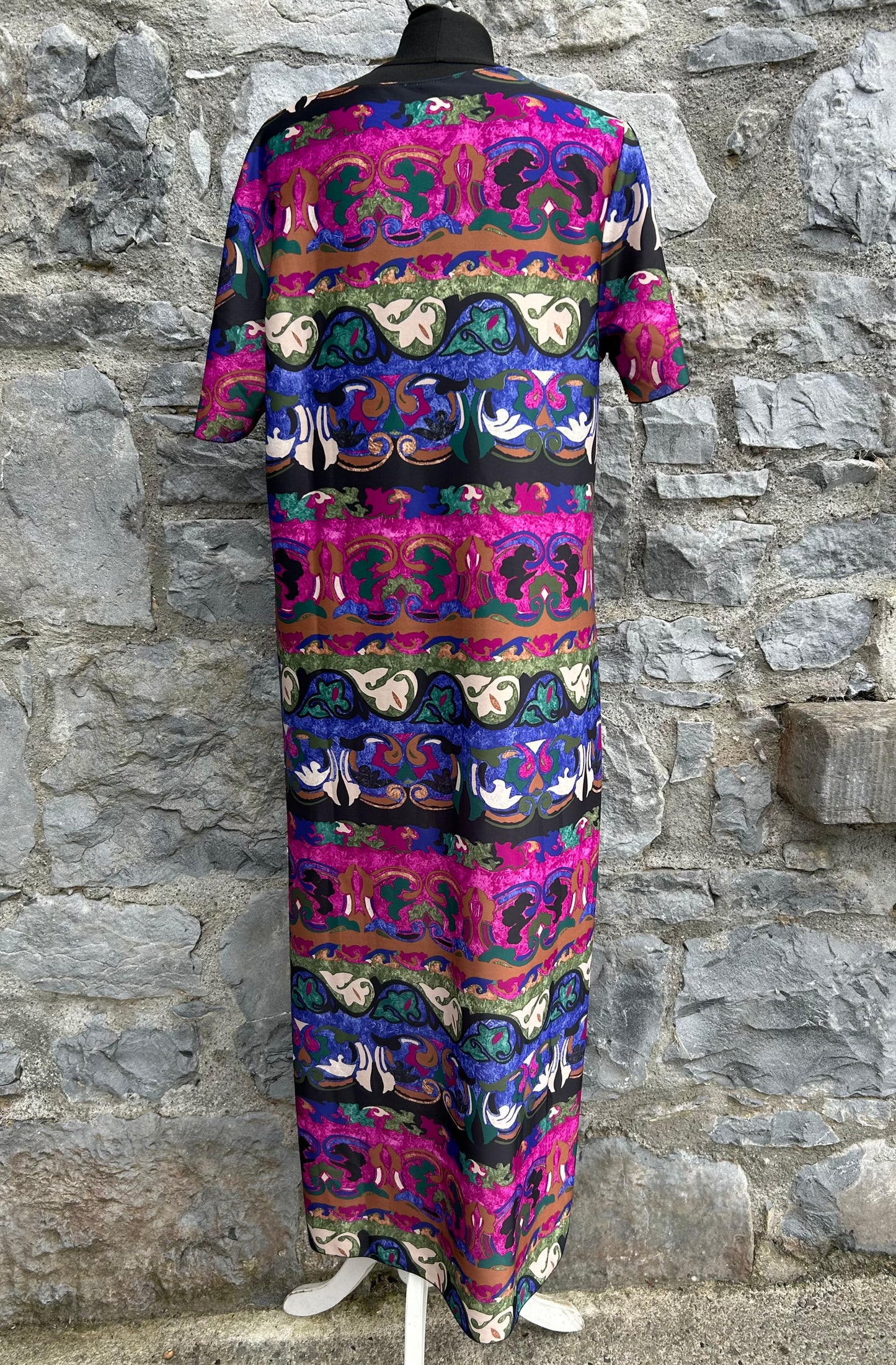 90s Pink&purple panel dress uk 12-14