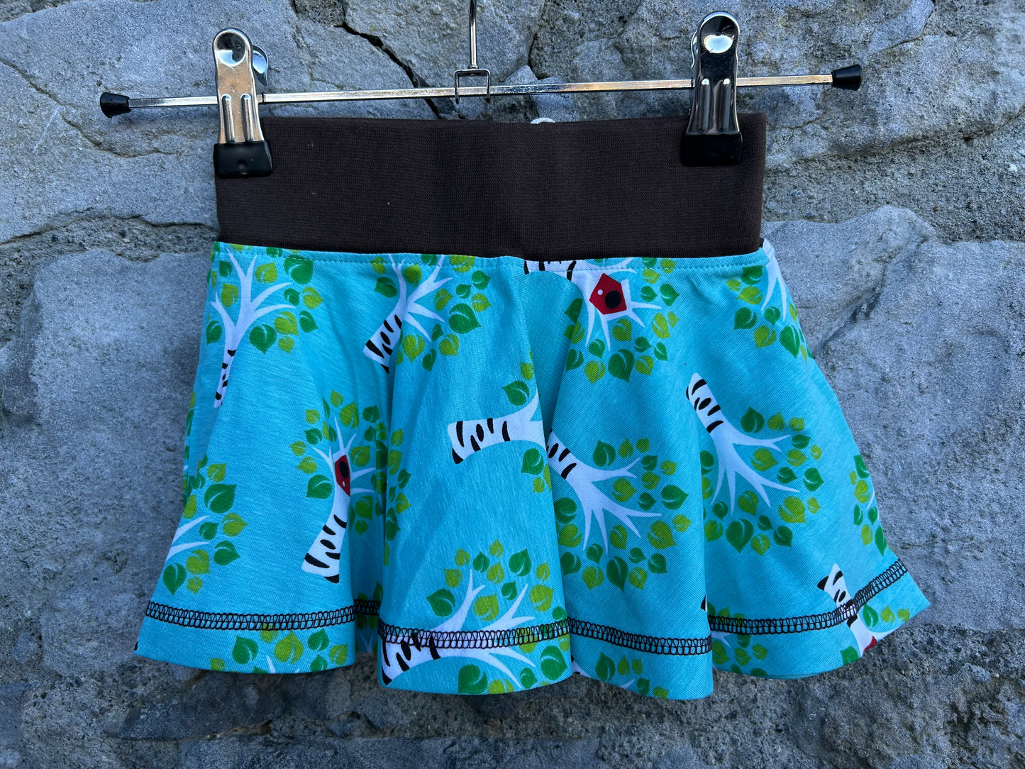 Birch blue spin skirt 6-9m (68-74cm)