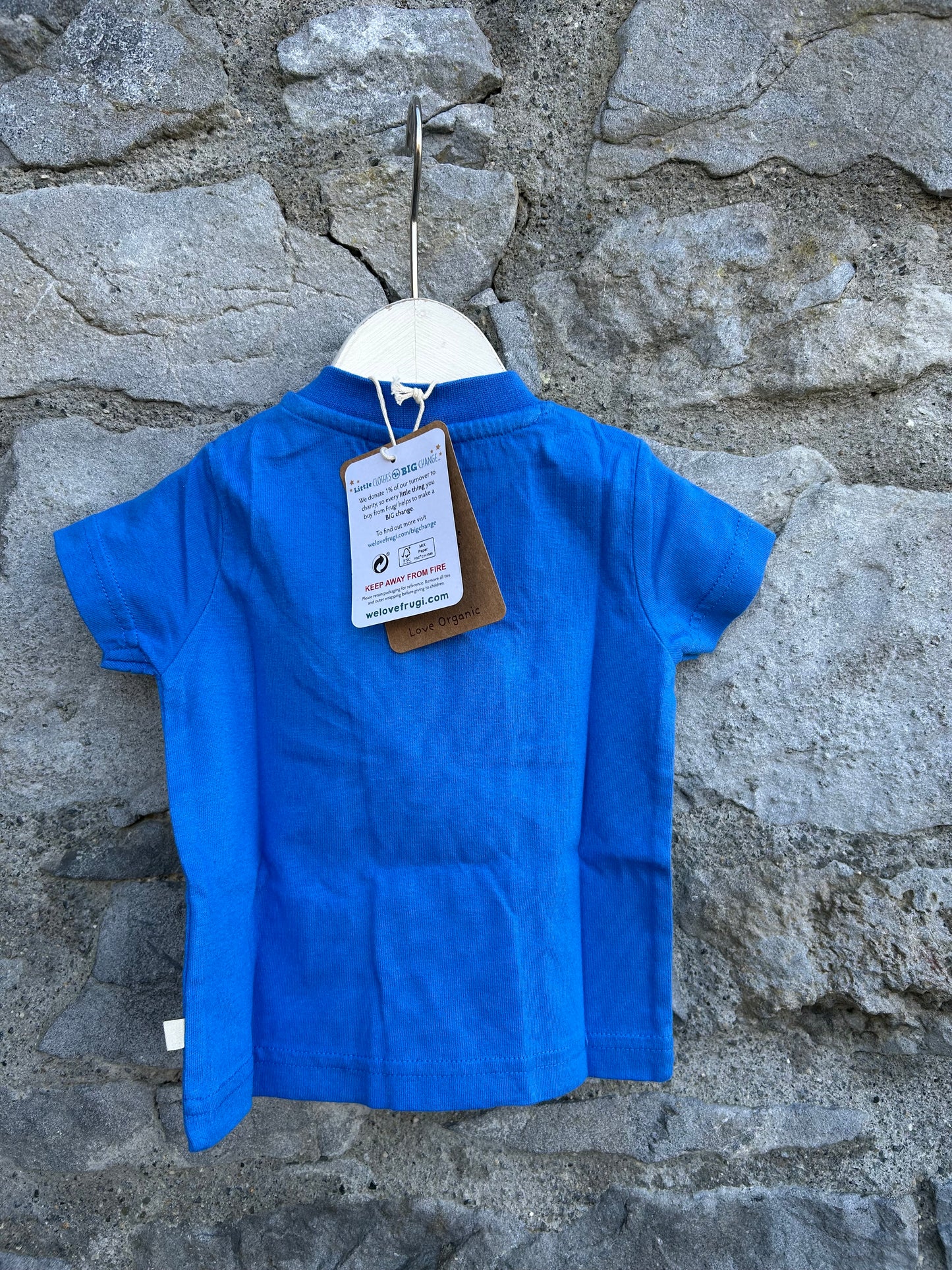 Sun blue T-shirt 3-6m (62-68cm)