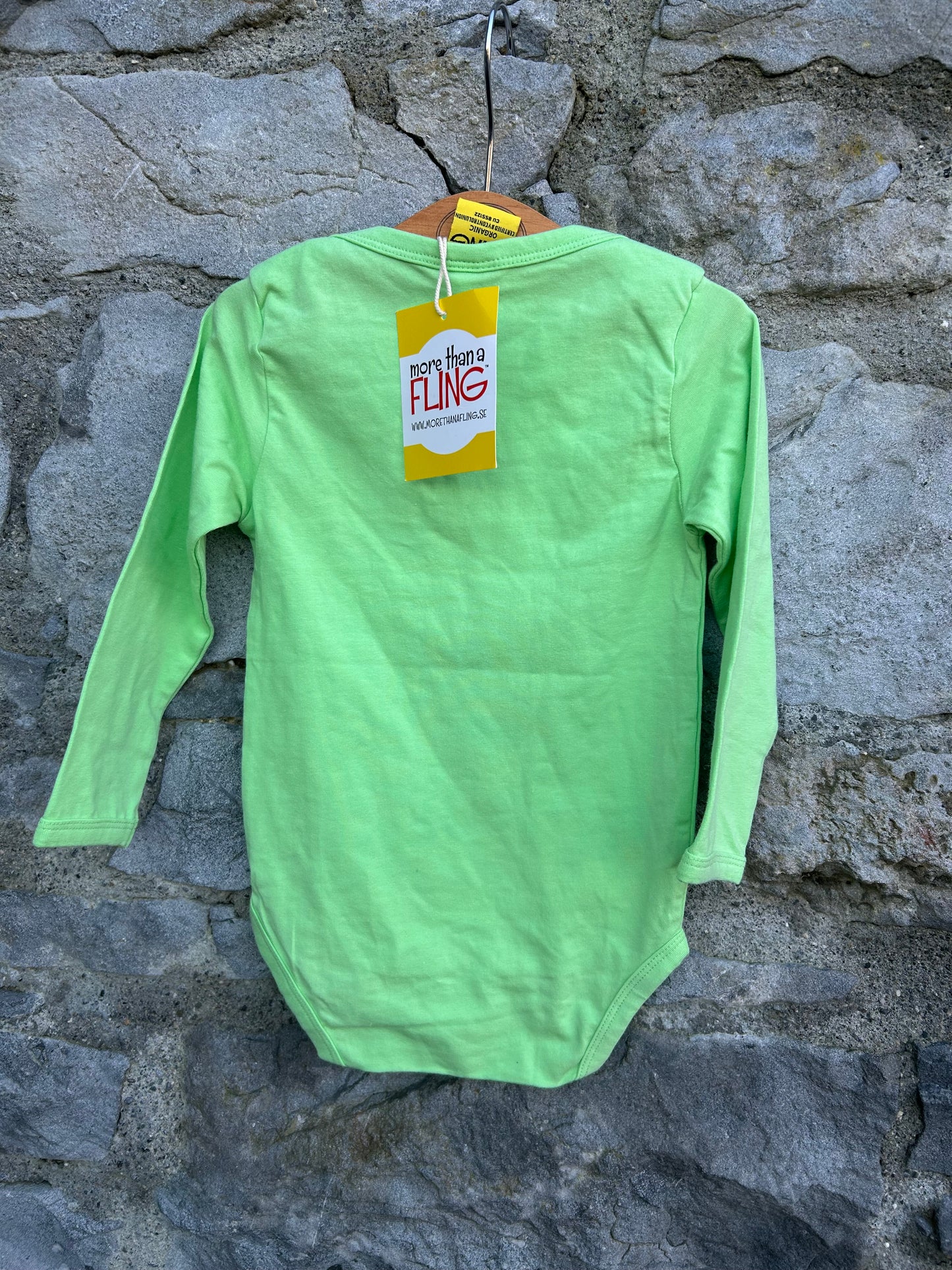 Green vest 9-12m (74-80cm)