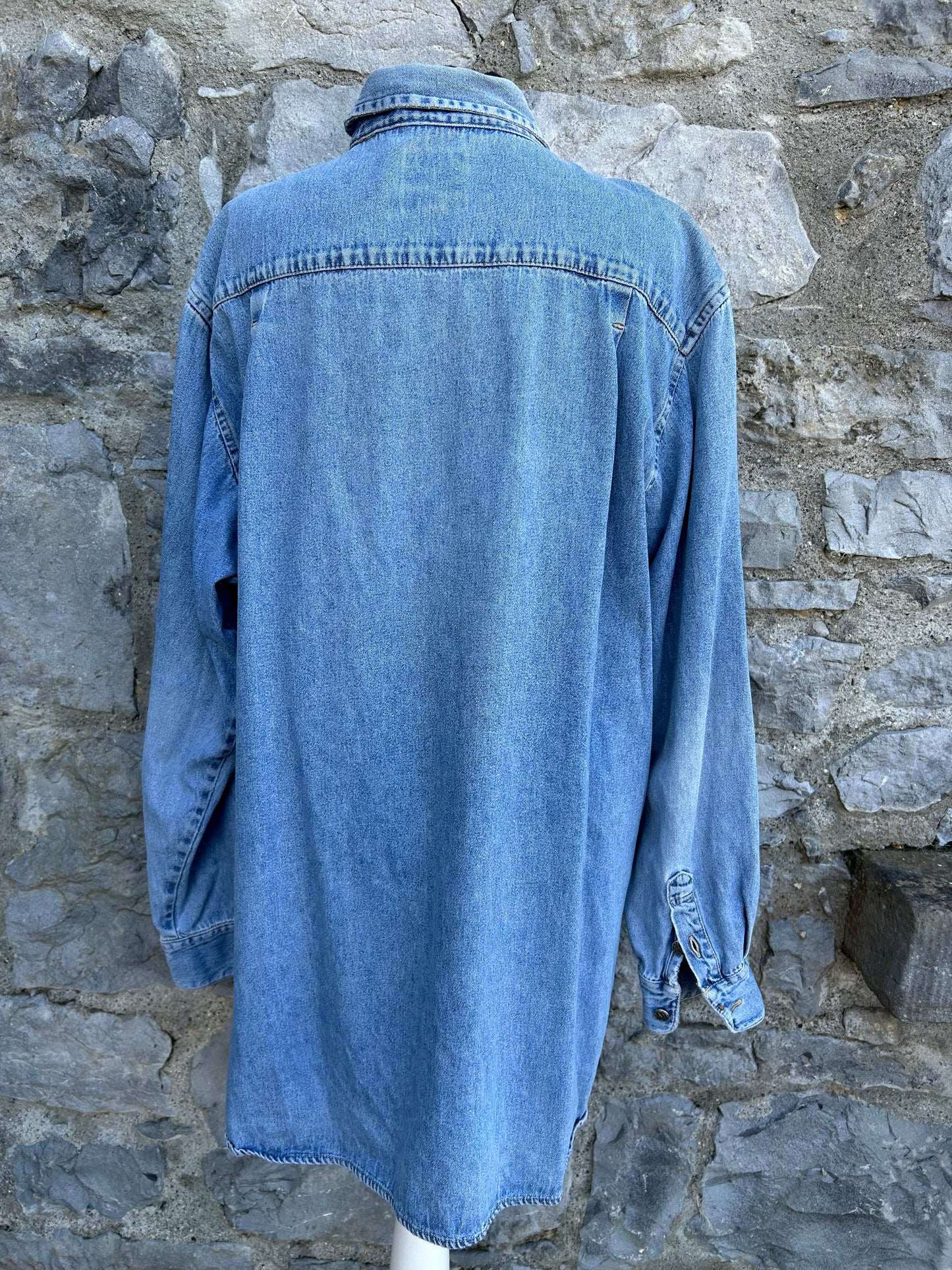 90s denim shirt XL