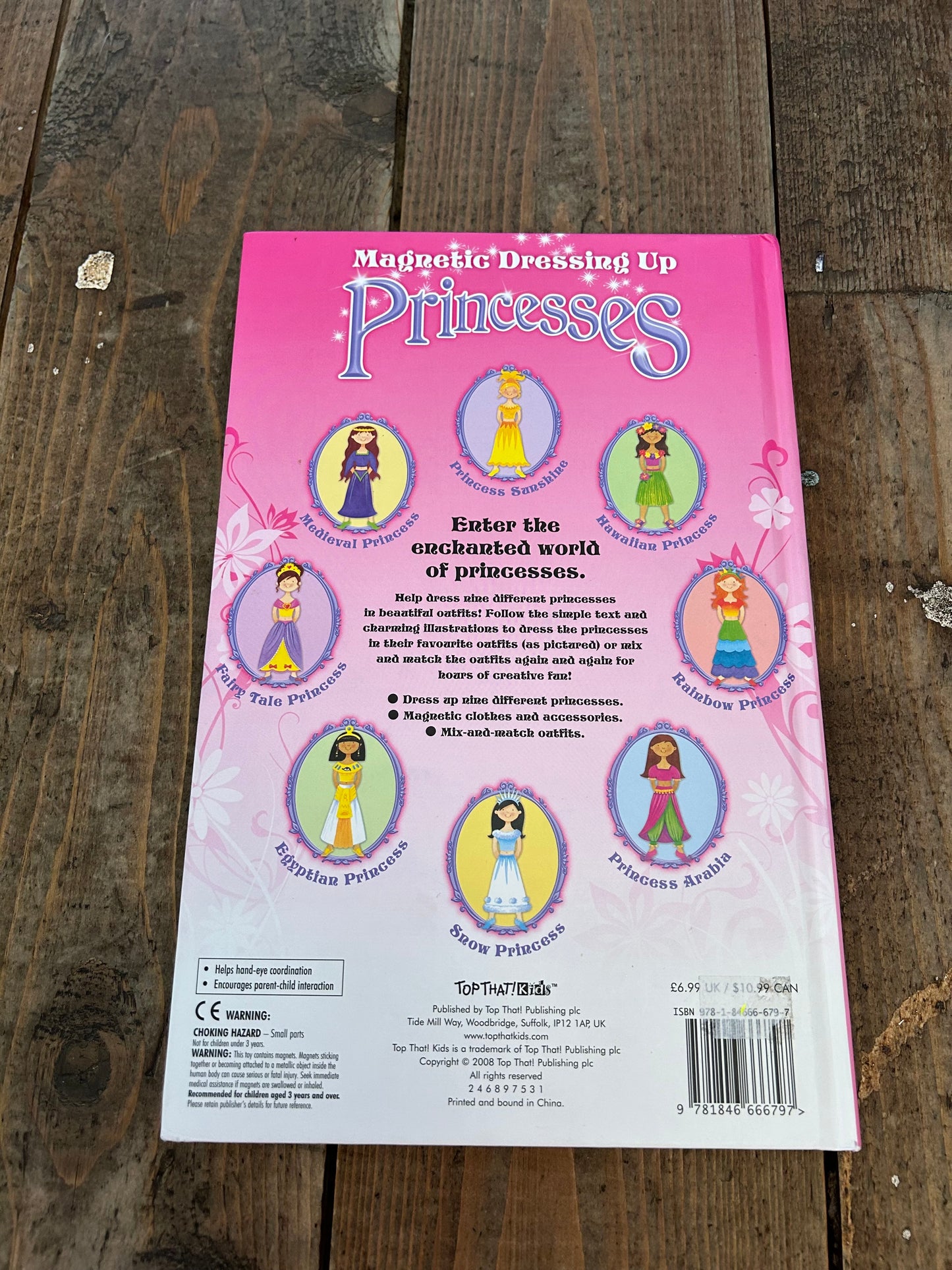 Princesses magnet book