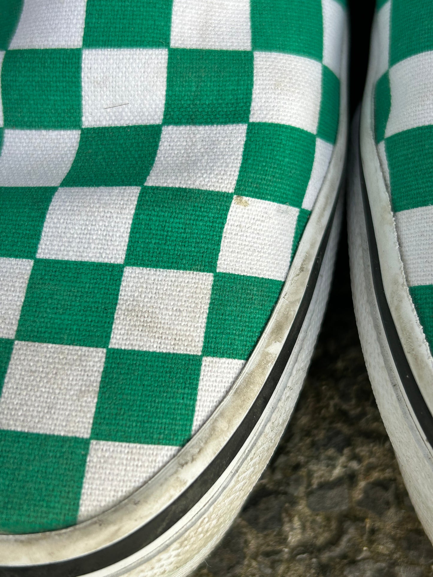 Green check trainers uk 5 (eu 38)